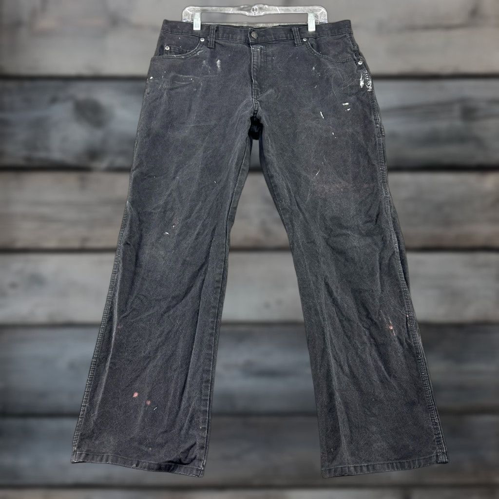 Dickies Dickies Pants Mens 34x30 Black Carpenter Straight Relaxed Canvas Workwear 874 Vintage No Size US 34 / EU 50 - 1 Thumbnail