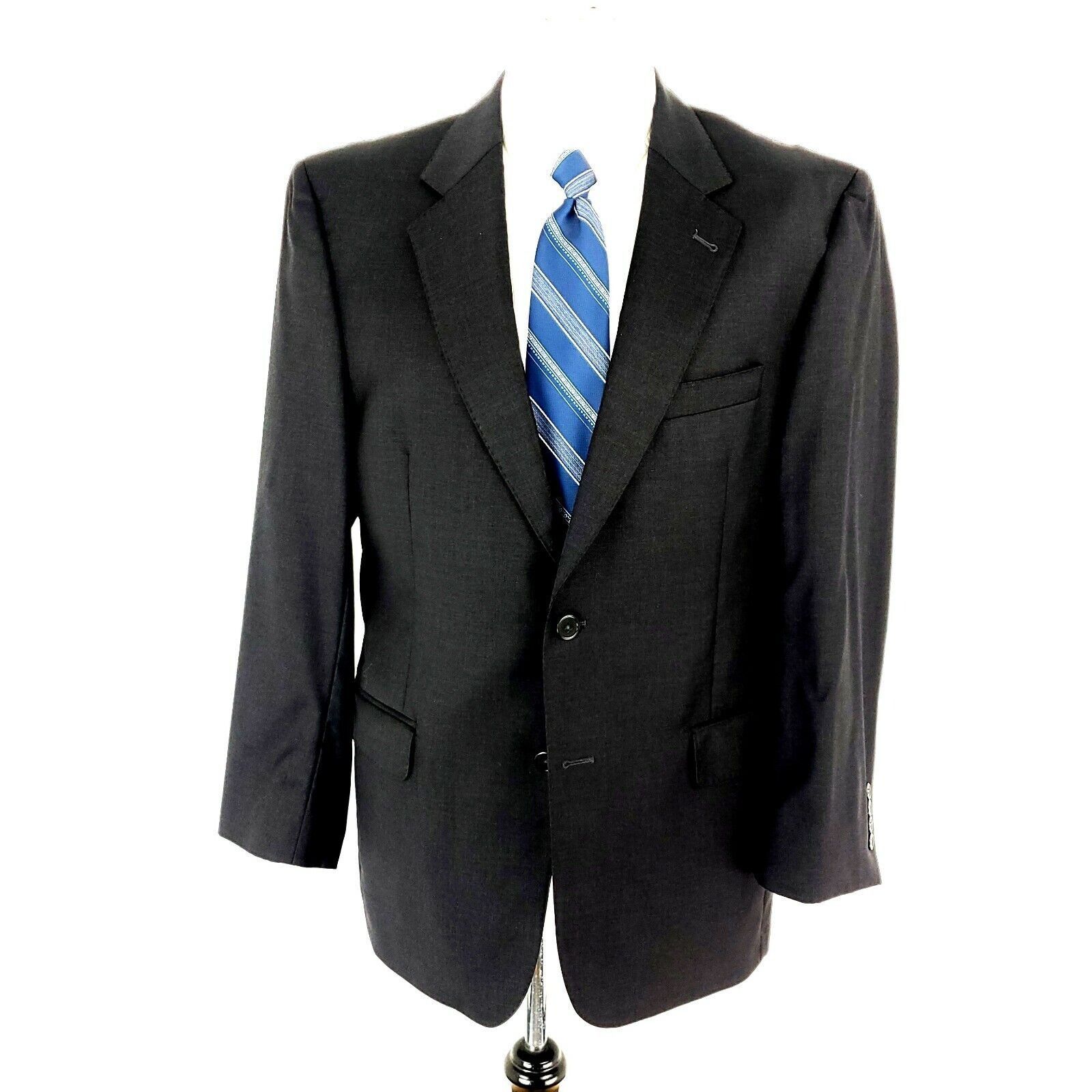 Jos. A. Bank Jos A Bank Signature Gold 2 Button Suit Jacket 40R Gray Blaz Size 40R - 3 Thumbnail