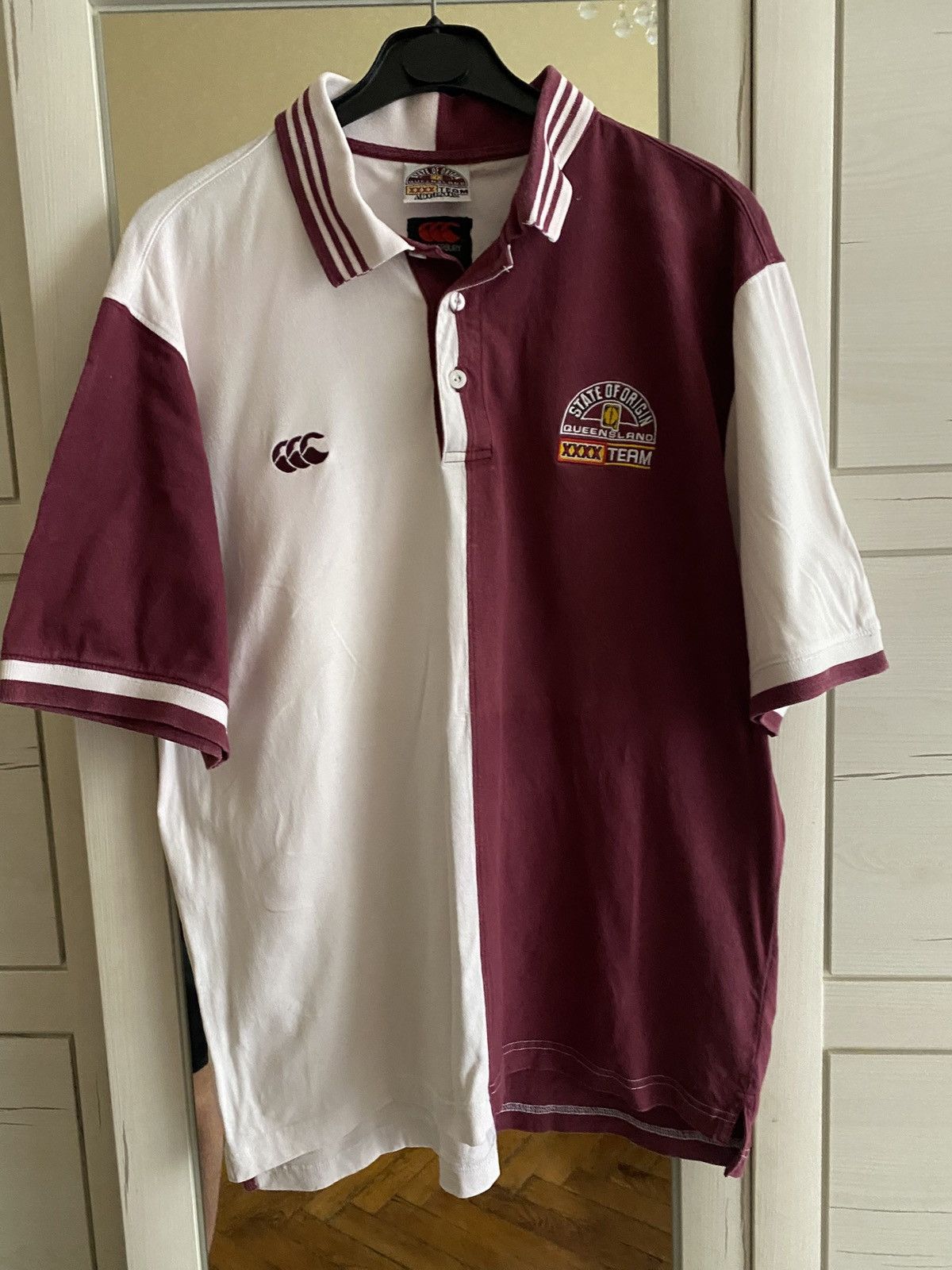 Canterbury of New Zealand Queensland State Of Origin Team Canterbury Rugby Jersey Size US M / EU 48-50 / 2 - 1 Thumbnail