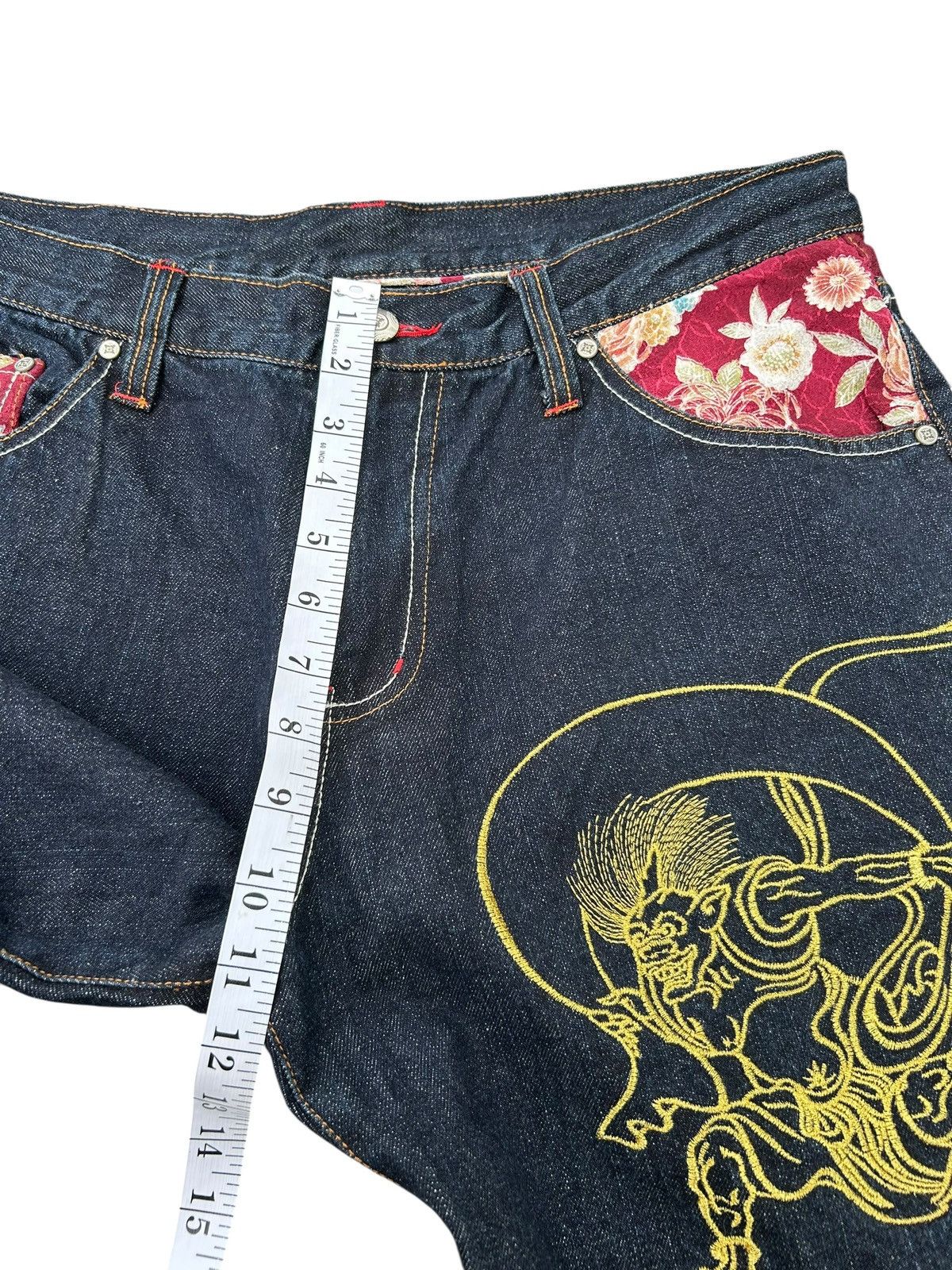 Kapital Karakuri Tamashii Inspired Gumu Denim Jeans Size US 35 - 17 Thumbnail