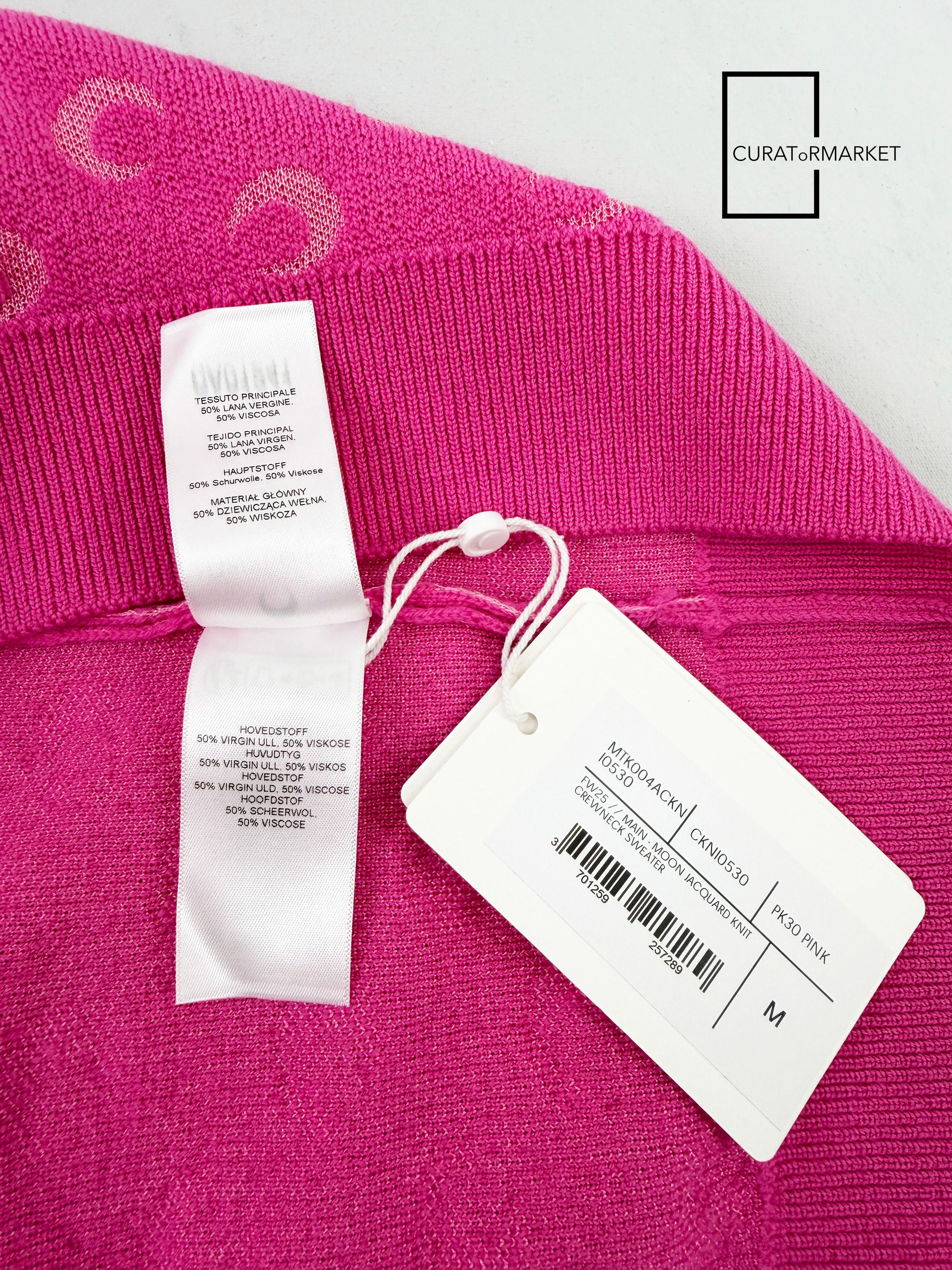Marine Serre Signature Crescent Moon Pattern Monogram Jacquard Knit FW25 Size US M / EU 48-50 / 2 - 8 Thumbnail