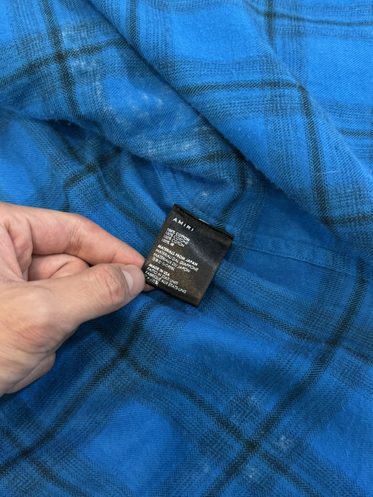 Amiri Amiri Bleach Floral Plaid Flannel Size US L / EU 52-54 / 3 - 11 Thumbnail