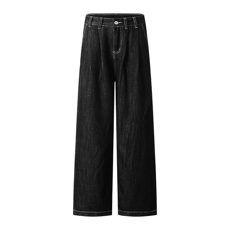 Jean American retro patchwork street loose jeans for men Size US 32 / EU 48 - 1 Thumbnail