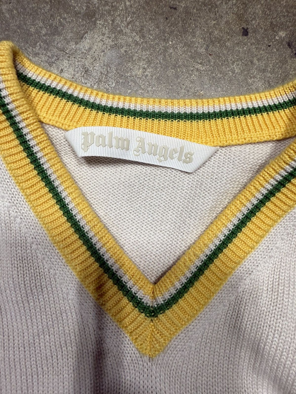 Palm Angels Palm Angels Wool Dog Vest - Size M Size US M / EU 48-50 / 2 - 2 Thumbnail