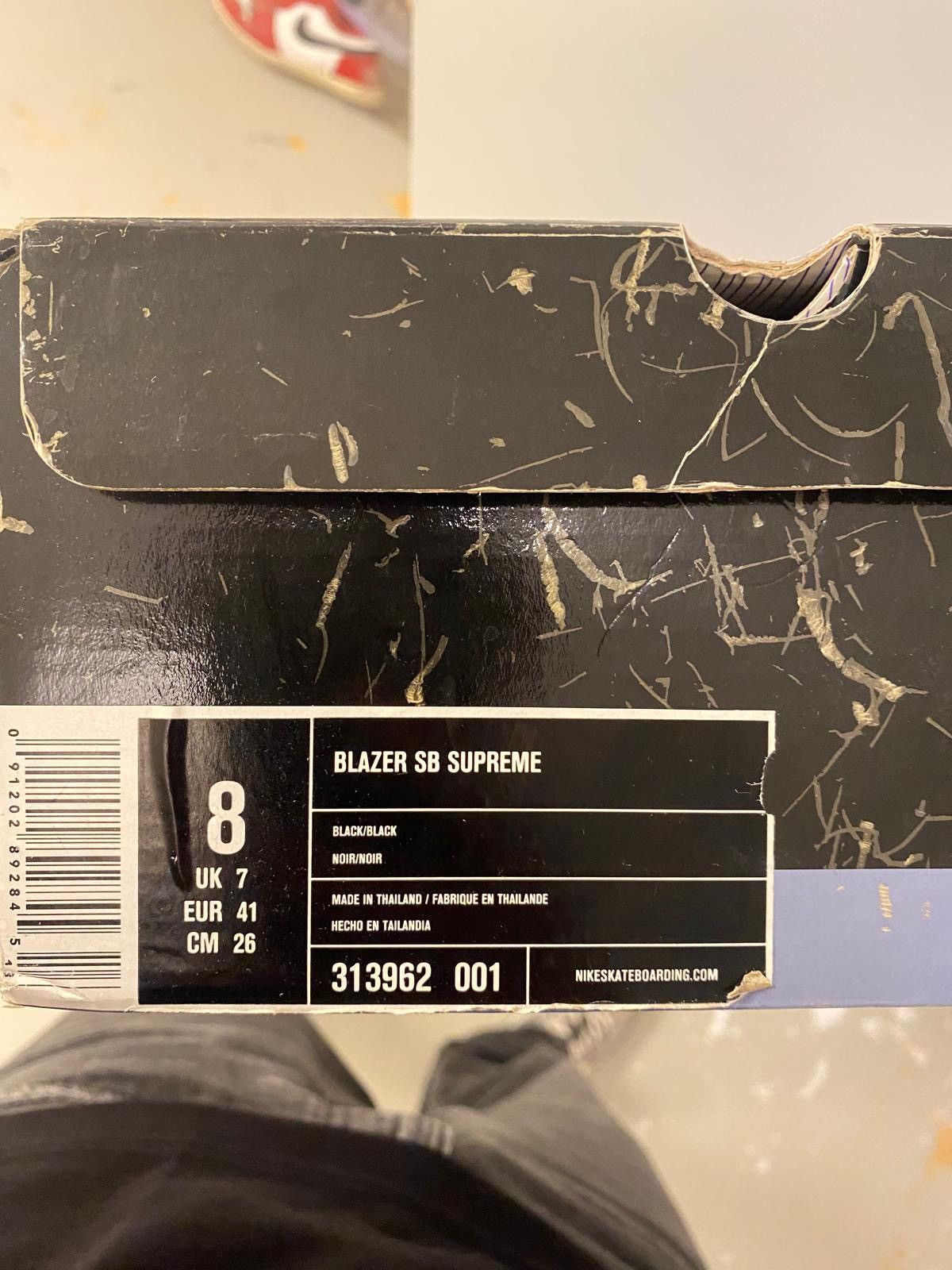 Nike × Supreme Nike x Supreme Blazer Black 2006 Size US 8.5 / EU 41-42 - 10 Thumbnail