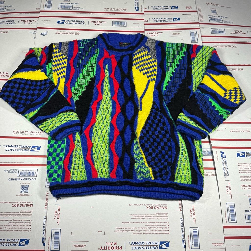 Coogi Vintage Bergati Mens Coogi Style Knit Sweater Sz Medium Size US M / EU 48-50 / 2 - 1 Thumbnail