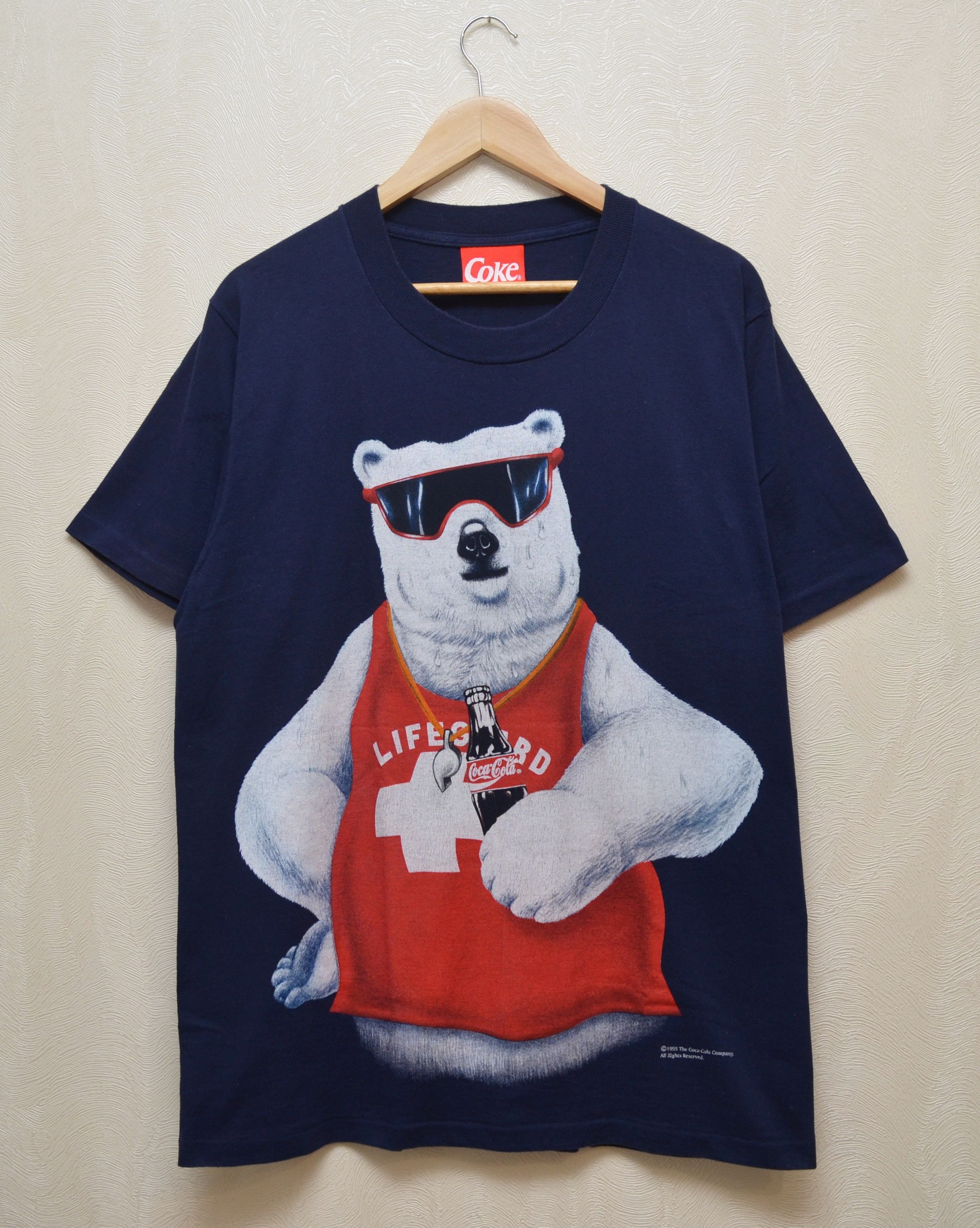 Coca Cola × Vintage Vintage 1995 Coca Cola Big Logo T Shirt RARE y2k 90s Size US L / EU 52-54 / 3 - 1 Thumbnail