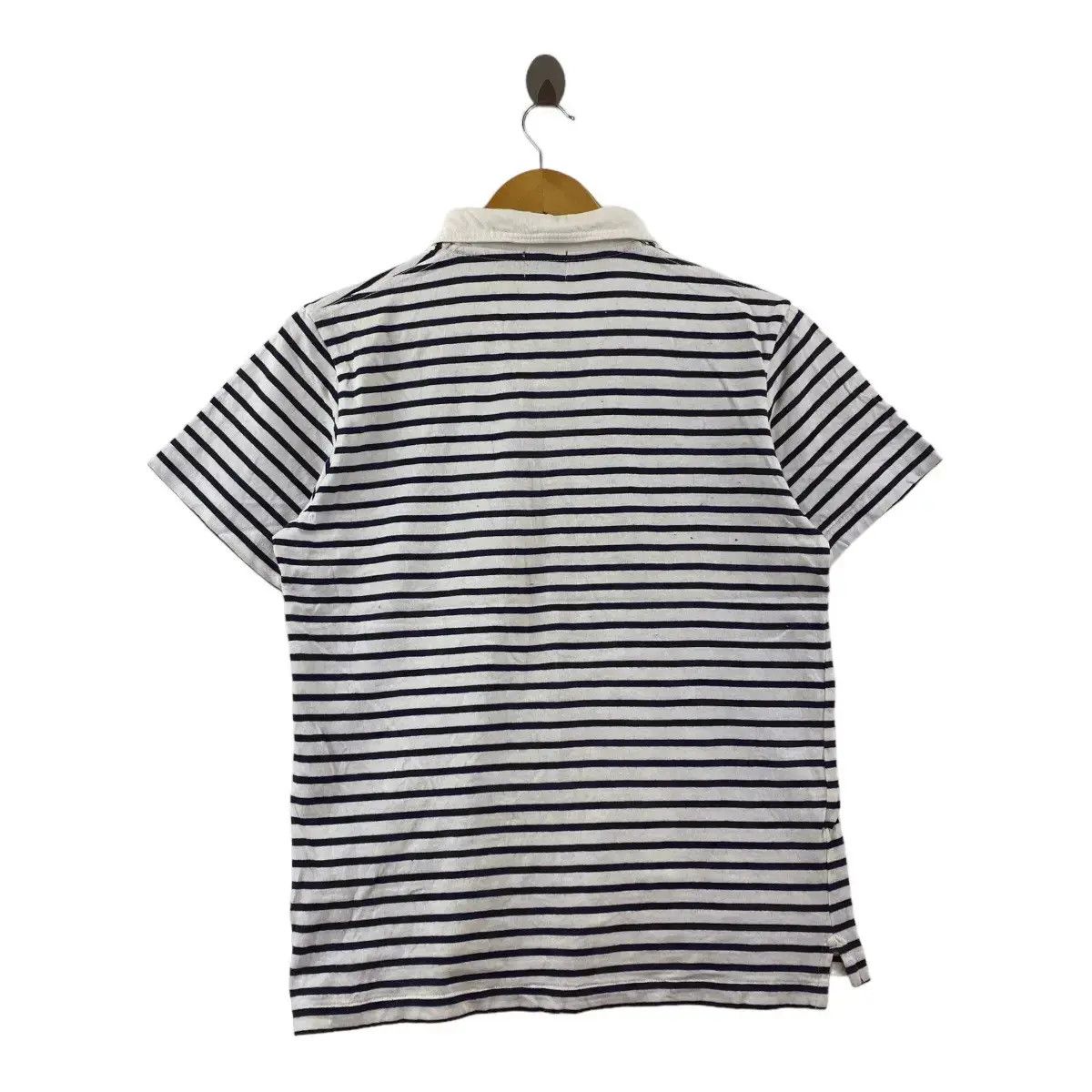 Takeo Kikuchi Vintage TAKEO KIKUCHI JAPAN Striped Pocket Polo Tee Shirt TK Size US M / EU 48-50 / 2 - 3 Thumbnail