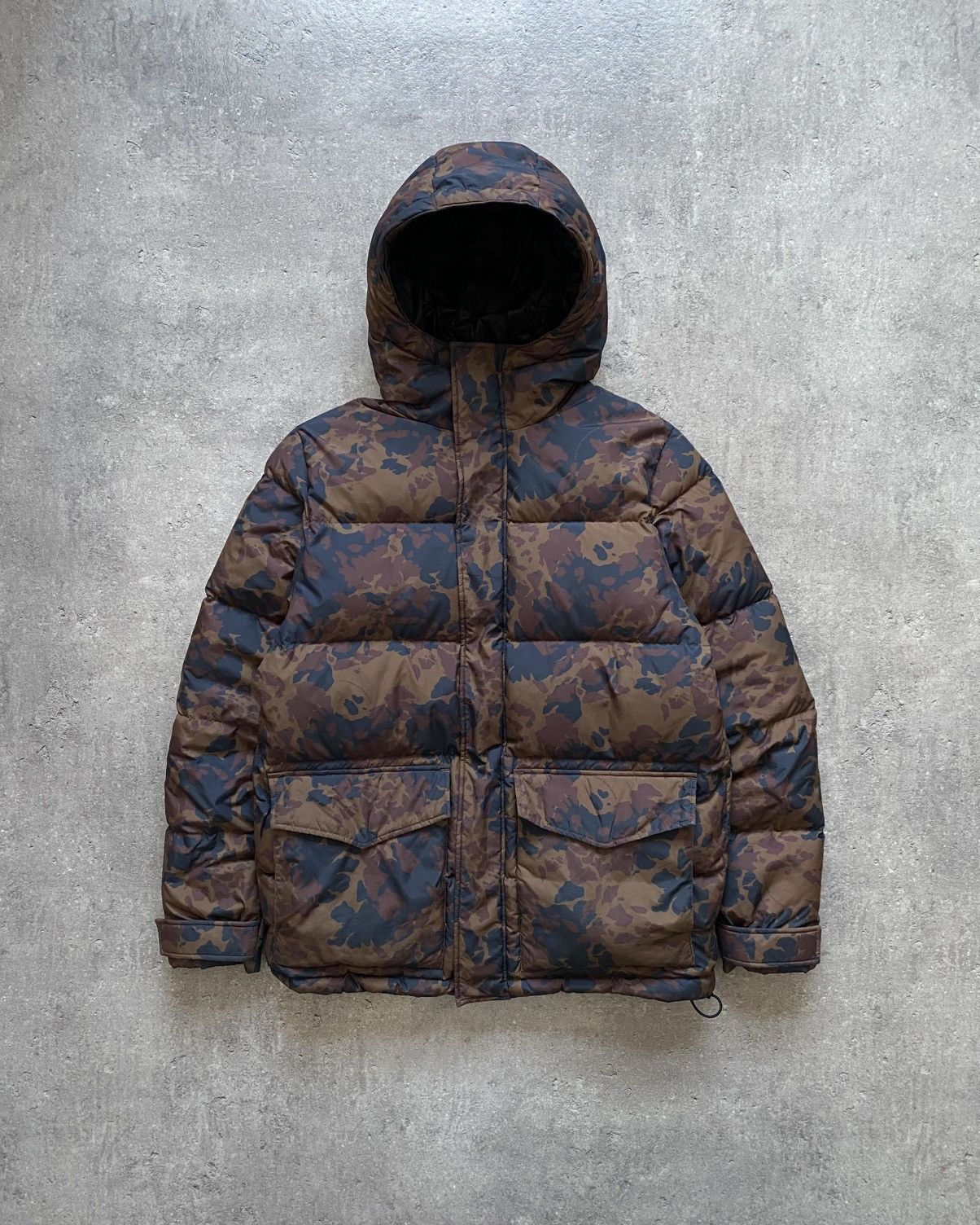 Wood Wood Wood Wood Camo Brown/Black Down Jacket Size US M / EU 48-50 / 2 - 2 Thumbnail