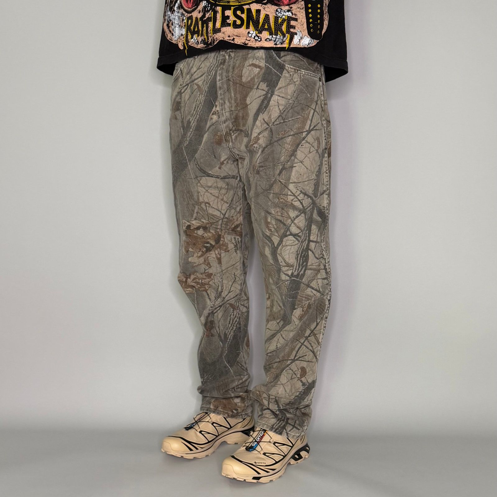 Wrangler Vintage 90s Wrangler Camo Jeans 36x32 Baggy Denim Real Tree Size US 36 / EU 52 - 1 Thumbnail