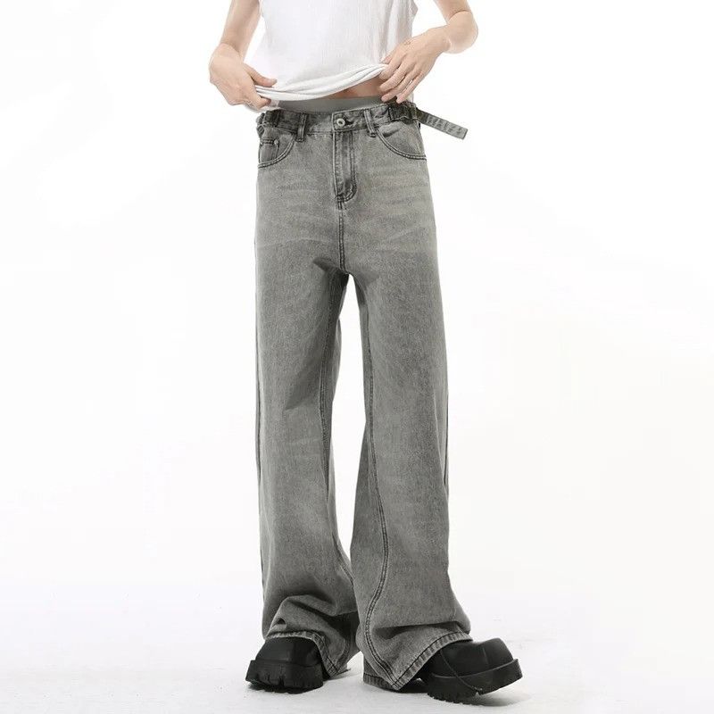 Jean Vintage Straight Loose Wide Leg Street Jeans Size US 32 / EU 48 - 4 Thumbnail