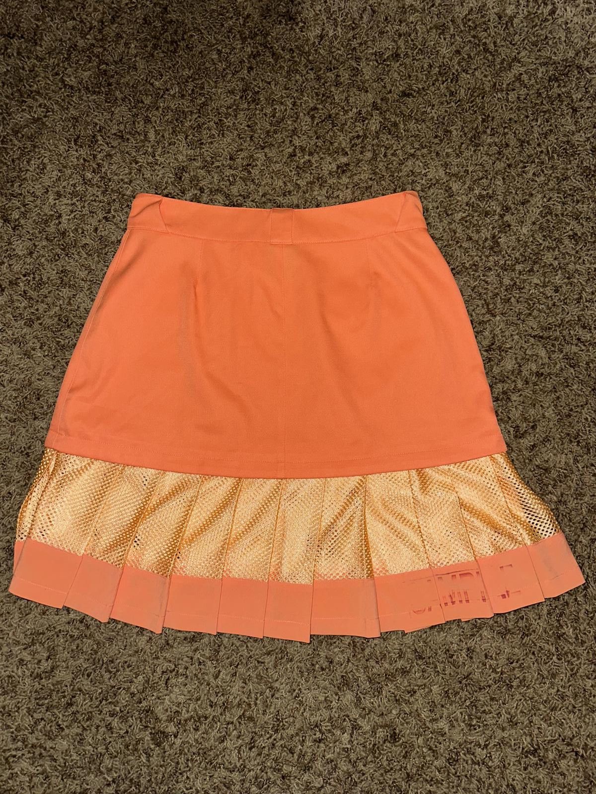 Jordan Brand Jordan Womens 23 Engineered Orange Skirt Dress Sample Size 28" / US 6 / IT 42 - 6 Thumbnail