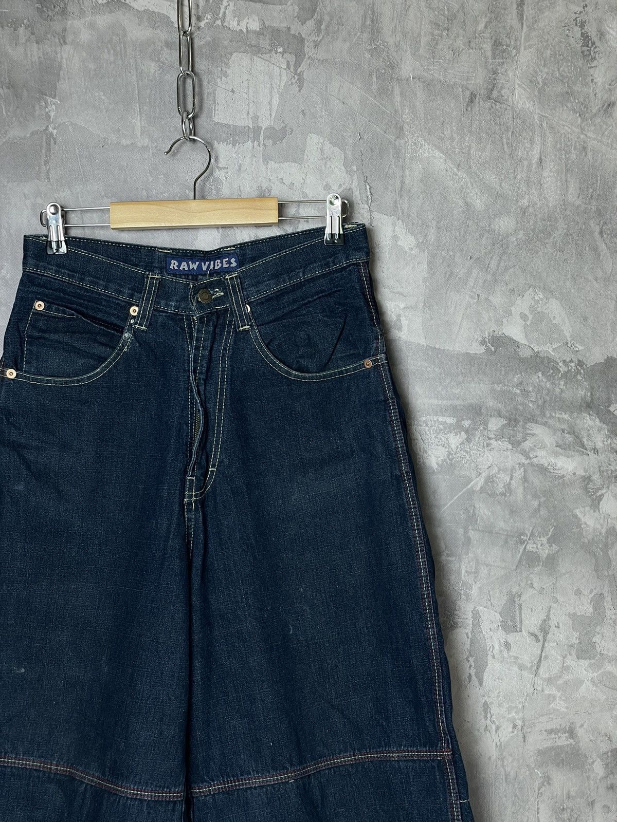 Vintage Y2K Vintage Southpole Style Hype Baggy Denim Cropped Pants Size 28" / US 6 / IT 42 - 4 Thumbnail