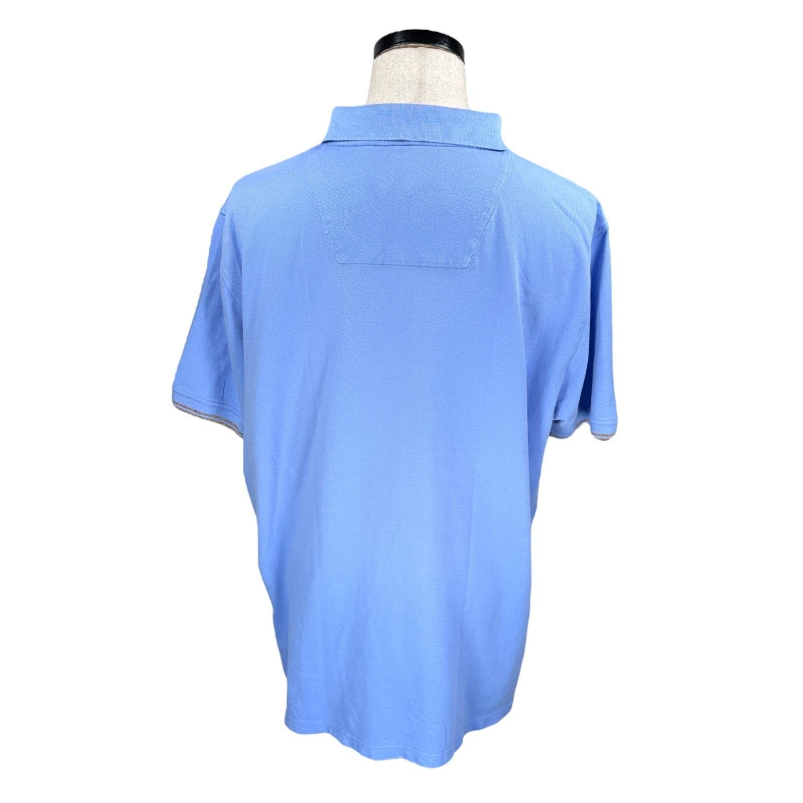 Robert Graham Robert Graham Polo Shirt Mens 2XL Blue Floral Cotton Golf Size US XXL / EU 58 / 5 - 5 Thumbnail