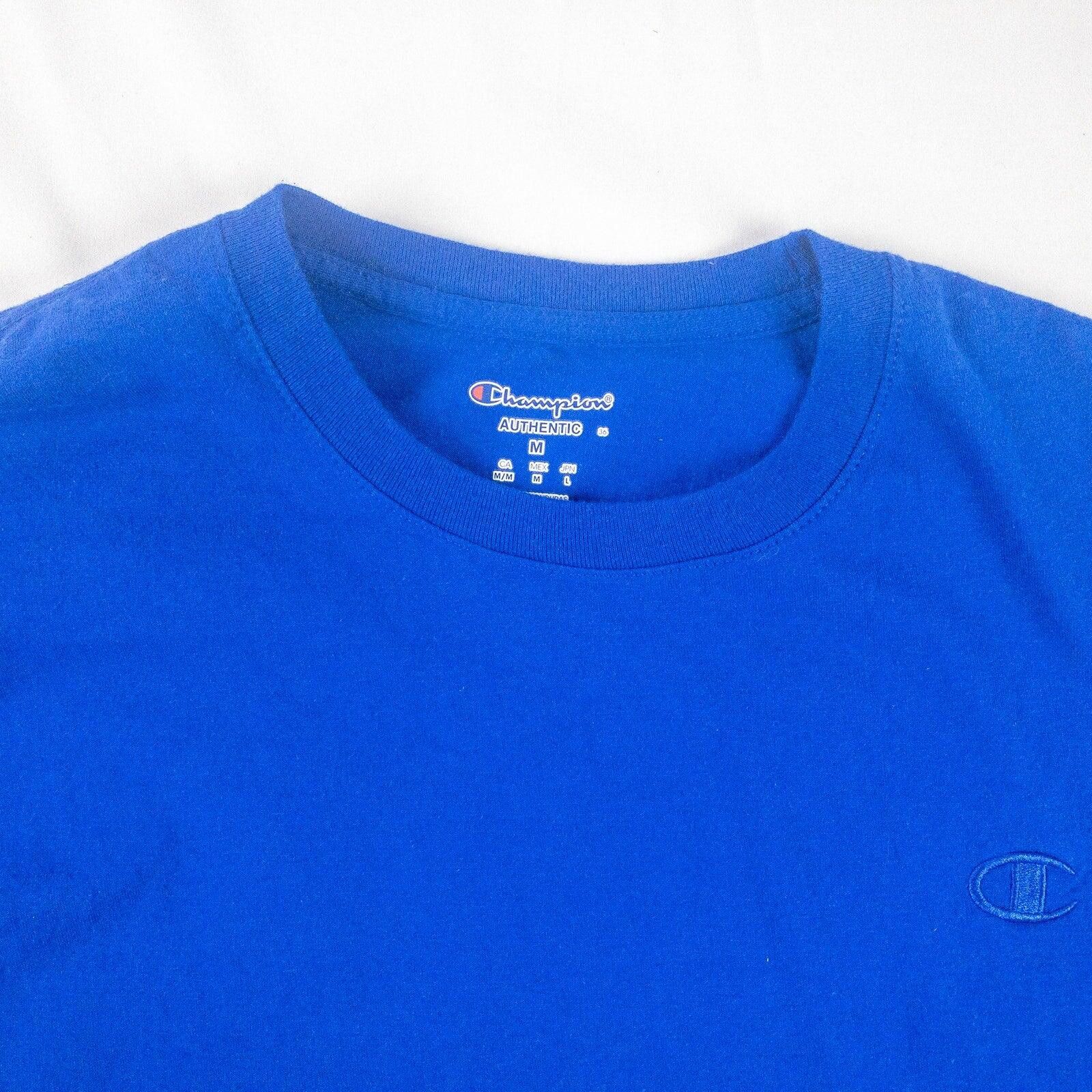 Champion Champion Vintage Blue Casual Tee Mens Small Womens Medium Size M / US 6-8 / IT 42-44 - 3 Thumbnail