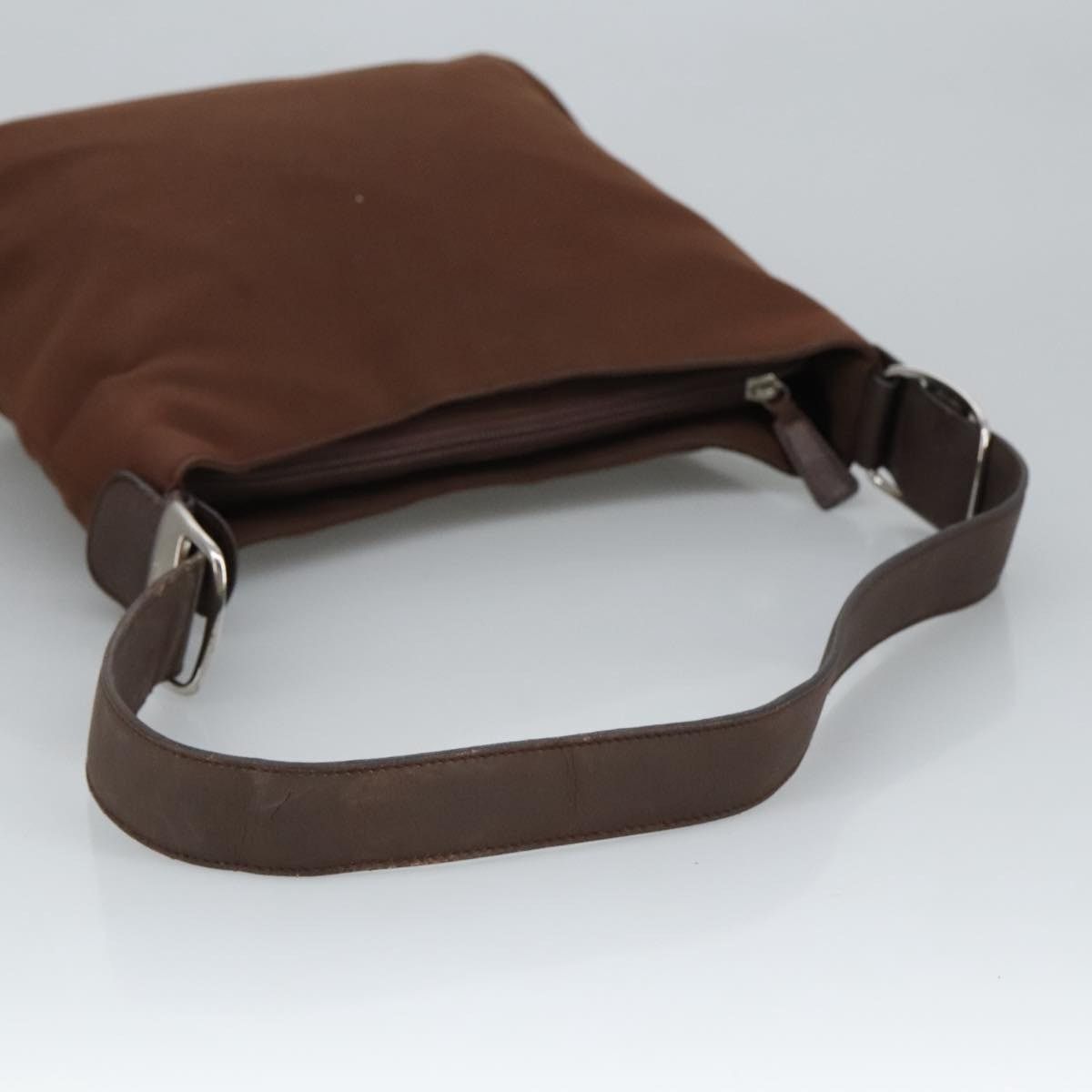 Salvatore Ferragamo Salvatore Ferragamo Shoulder Bag Canvas Leather Brown Silver Size ONE SIZE - 7 Thumbnail
