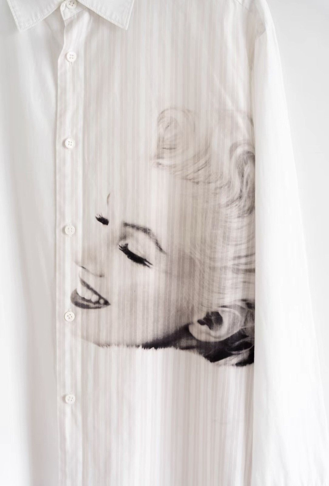 Yohji Yamamoto Yohji Yamamoto 19AW Monroe Portrait White Shirt J4 Size US M / EU 48-50 / 2 - 3 Thumbnail