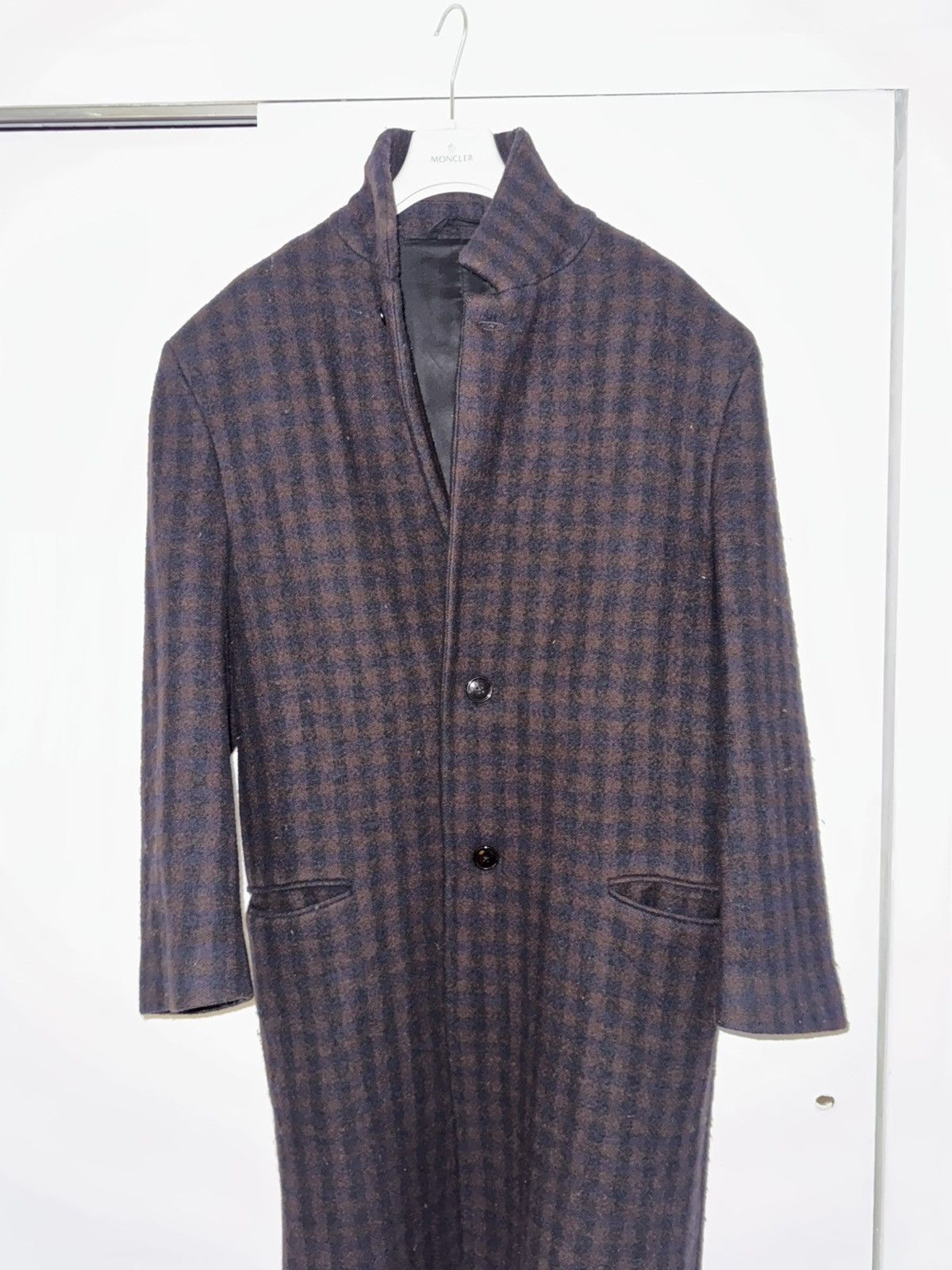 Lemaire Lemaire Checkered Wool Coat Size US S / EU 44-46 / 1 - 7 Thumbnail