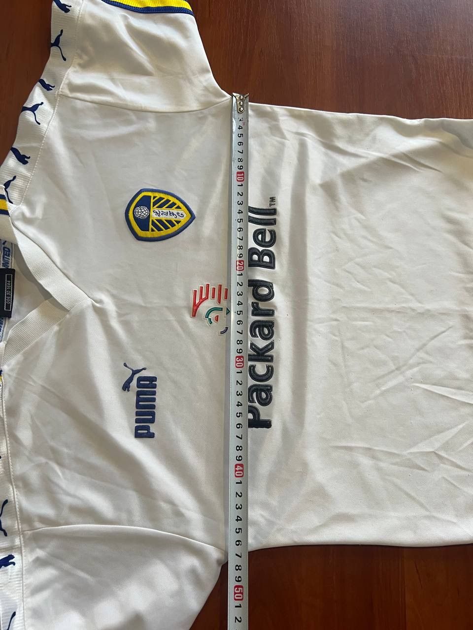 Puma 1998/2000 LEEDS UNITED HOME SOCCER JERSEY FOOTBALL SHIRT 32 Size US XS / EU 42 / 0 - 22 Thumbnail