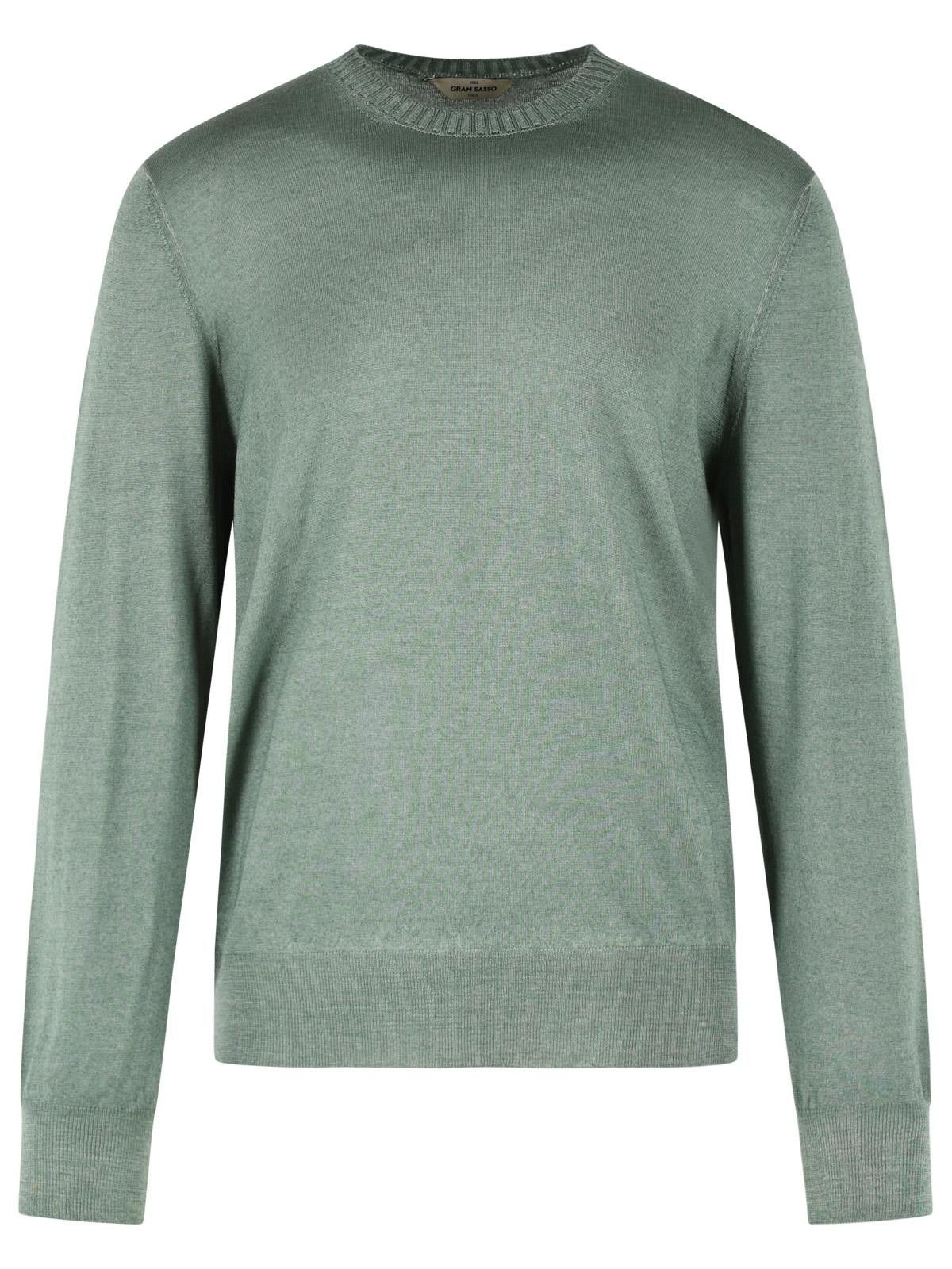 Gran Sasso GRAN SASSO Green Virgin Wool Sweater Size US L / EU 52-54 / 3 - 1 Thumbnail