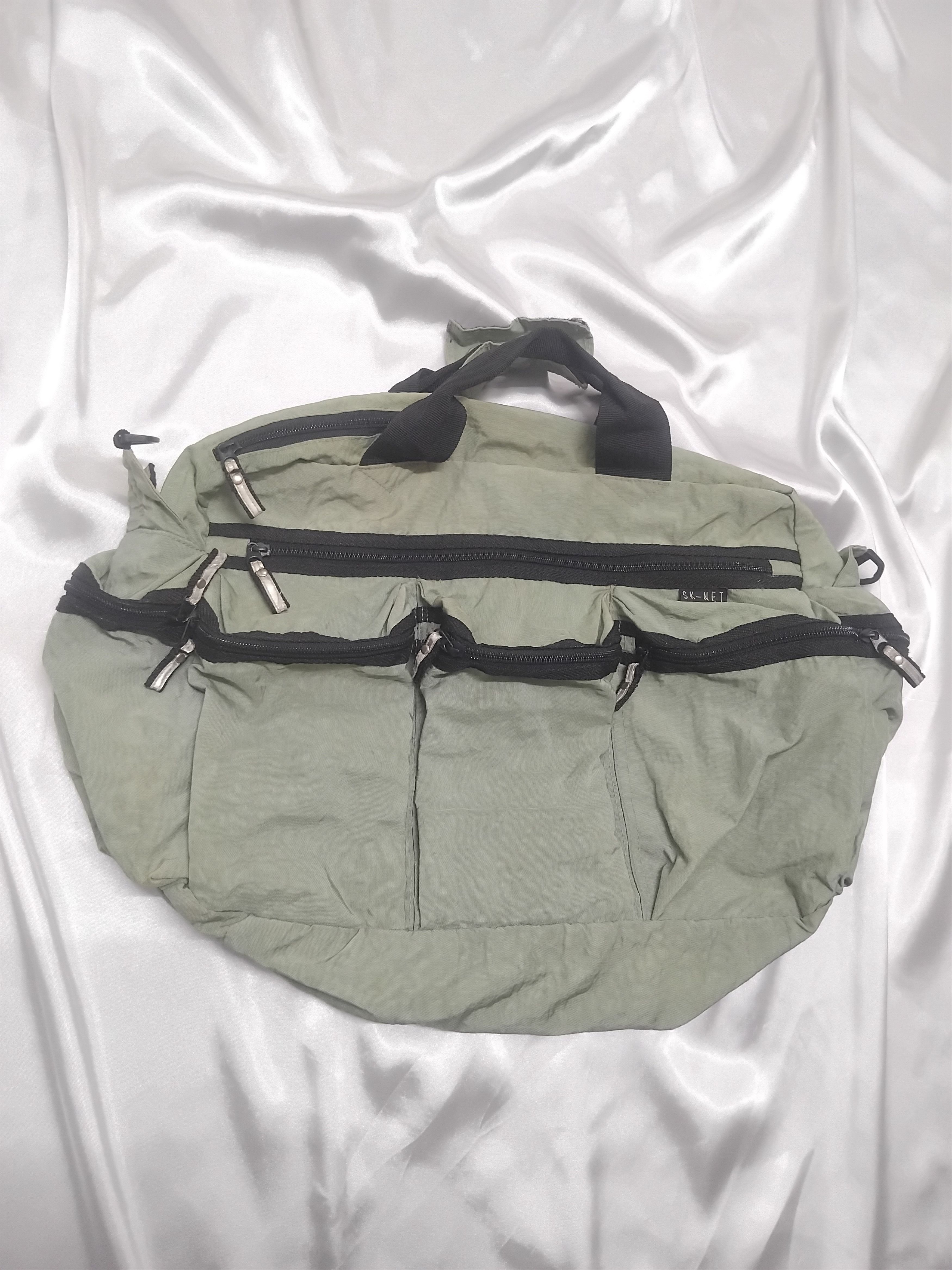 PPFM SK-NET Multipocket sage green colour Japanese bag Size ONE SIZE - 7 Thumbnail