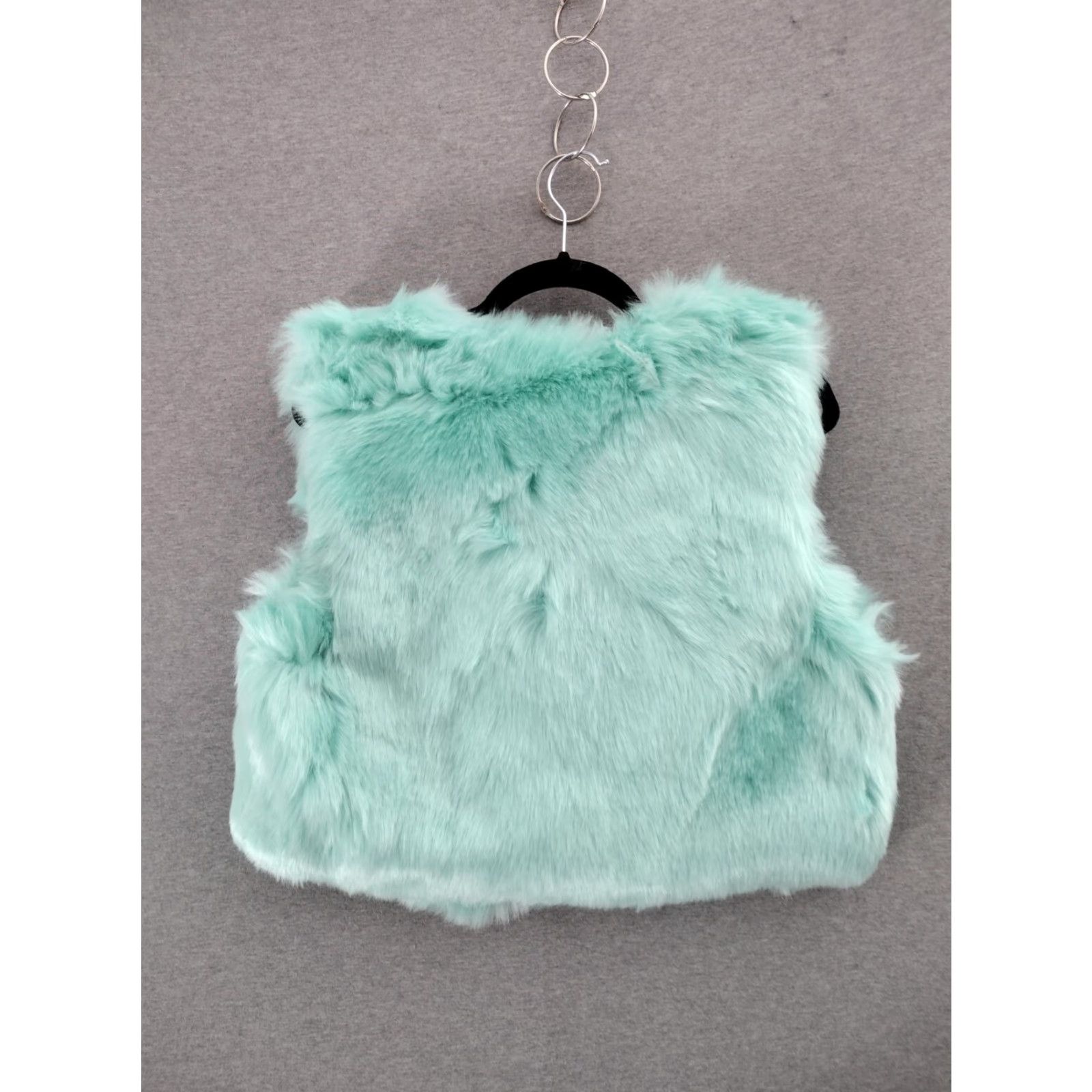 Vintage Codigo Women's Vest Casual Turquoise M/L Open Front 90s Mens Womens Bodywarmer Collared Vintage: No Size M / US 6-8 / IT 42-44 - 2 Thumbnail