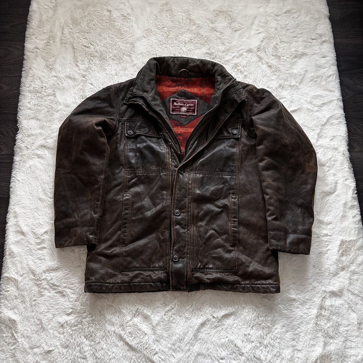 ジャケット・アウター archive faded single leather jacket Vintage Faded Leather Jacket - Etsy