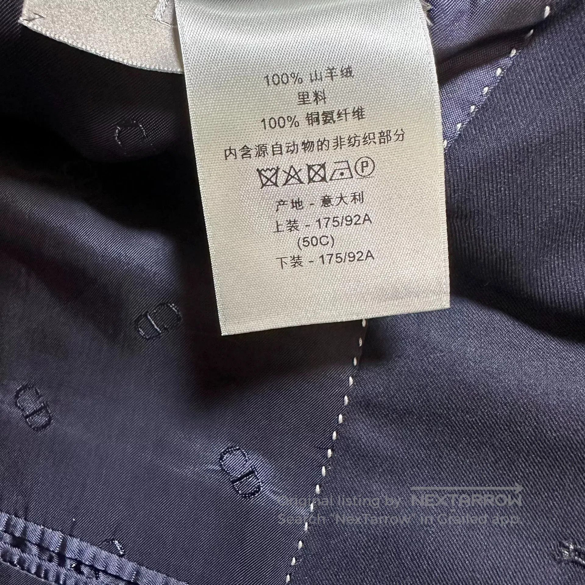 Dior Dior Navy Cashmere Suit Set. Size US L / EU 52-54 / 3 - 7 Thumbnail