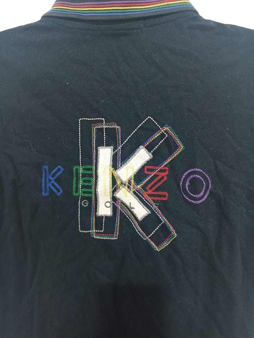 Kenzo Vintage Kenzo Button Up Black Tshirt Size US L / EU 52-54 / 3 - 1 Thumbnail
