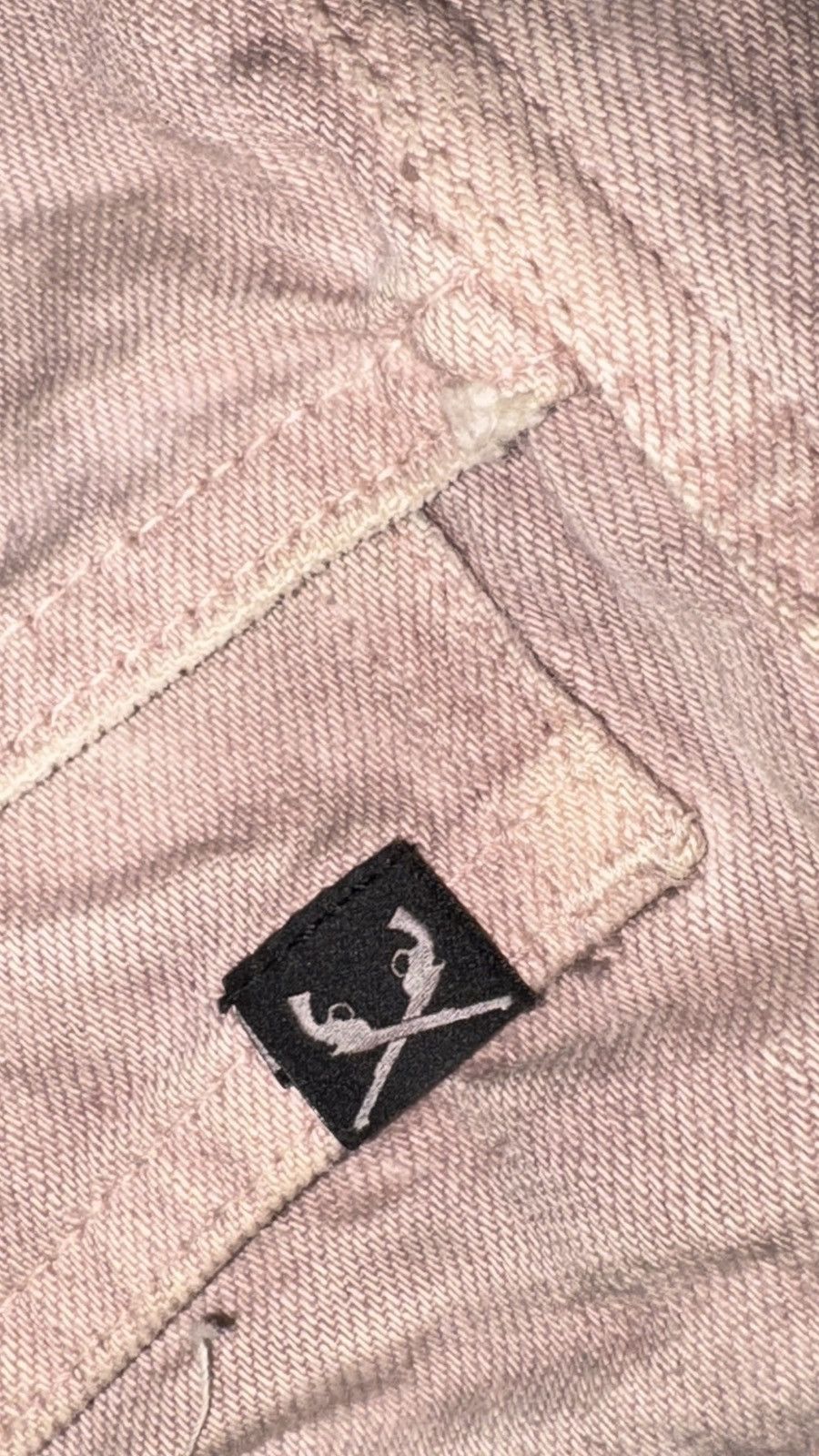 Designer × Japanese Brand × Roar Vintage Roar Beige Embroidery Jeans Size US 31 - 10 Thumbnail