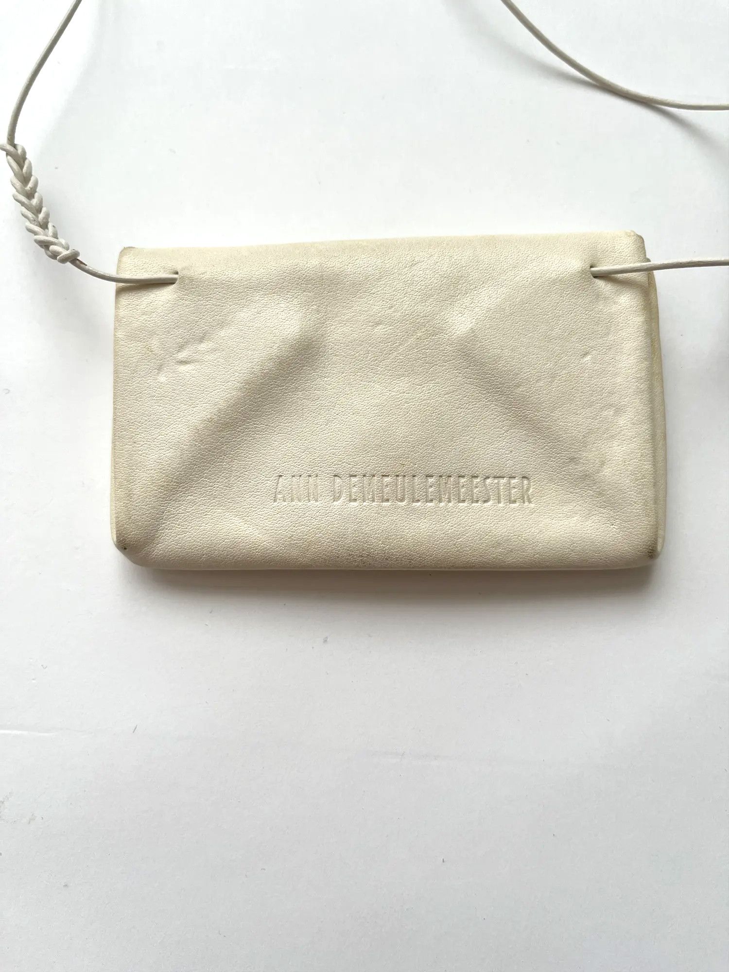 Ann Demeulemeester ⚡️QUICK SALE⚡️Ann Demeulemeester Cream Mini Leather Bag Size ONE SIZE - 3 Thumbnail