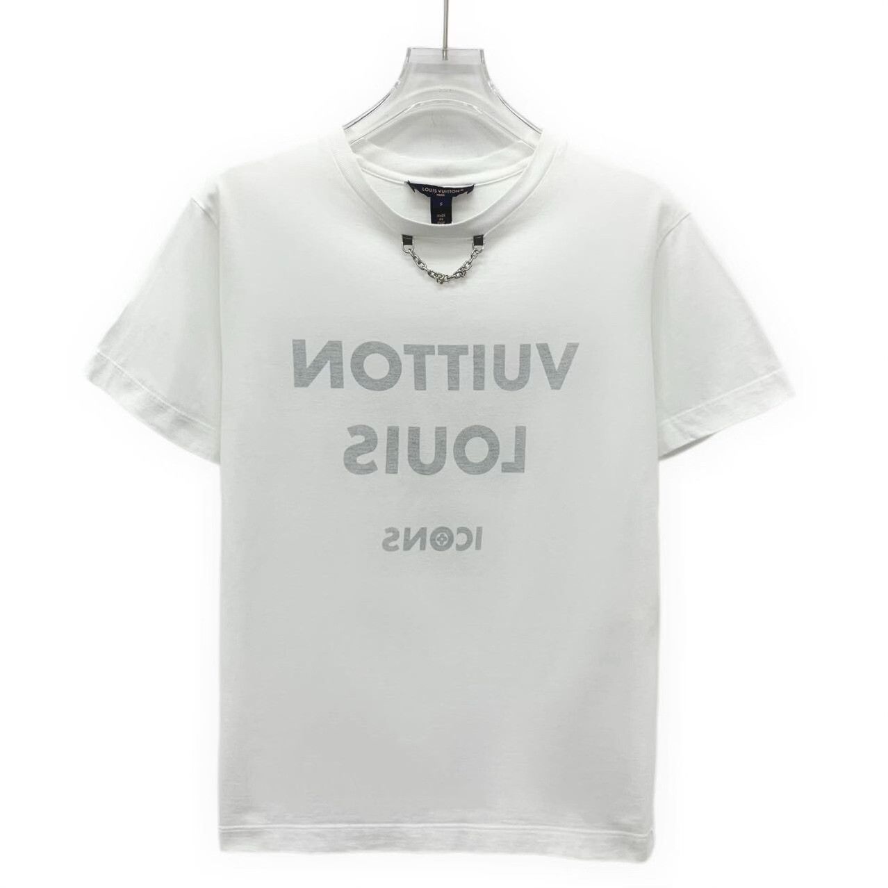 Louis Vuitton Louis Vuitton Chain Neck Logo T-Shirt S Size US S / EU 44-46 / 1 - 1 Thumbnail