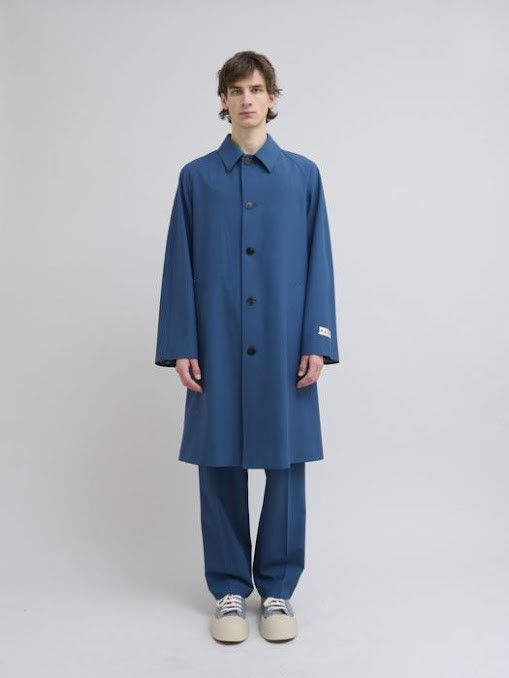 Marni o1w1db11125 Coat in Blue Size US L / EU 52-54 / 3 - 1 Thumbnail