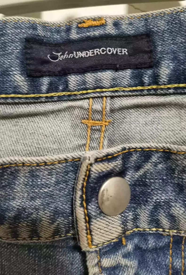 Undercover john undercover Jeans patchwork Takahashi Shield reconstruc Size US 32 / EU 48 - 3 Thumbnail