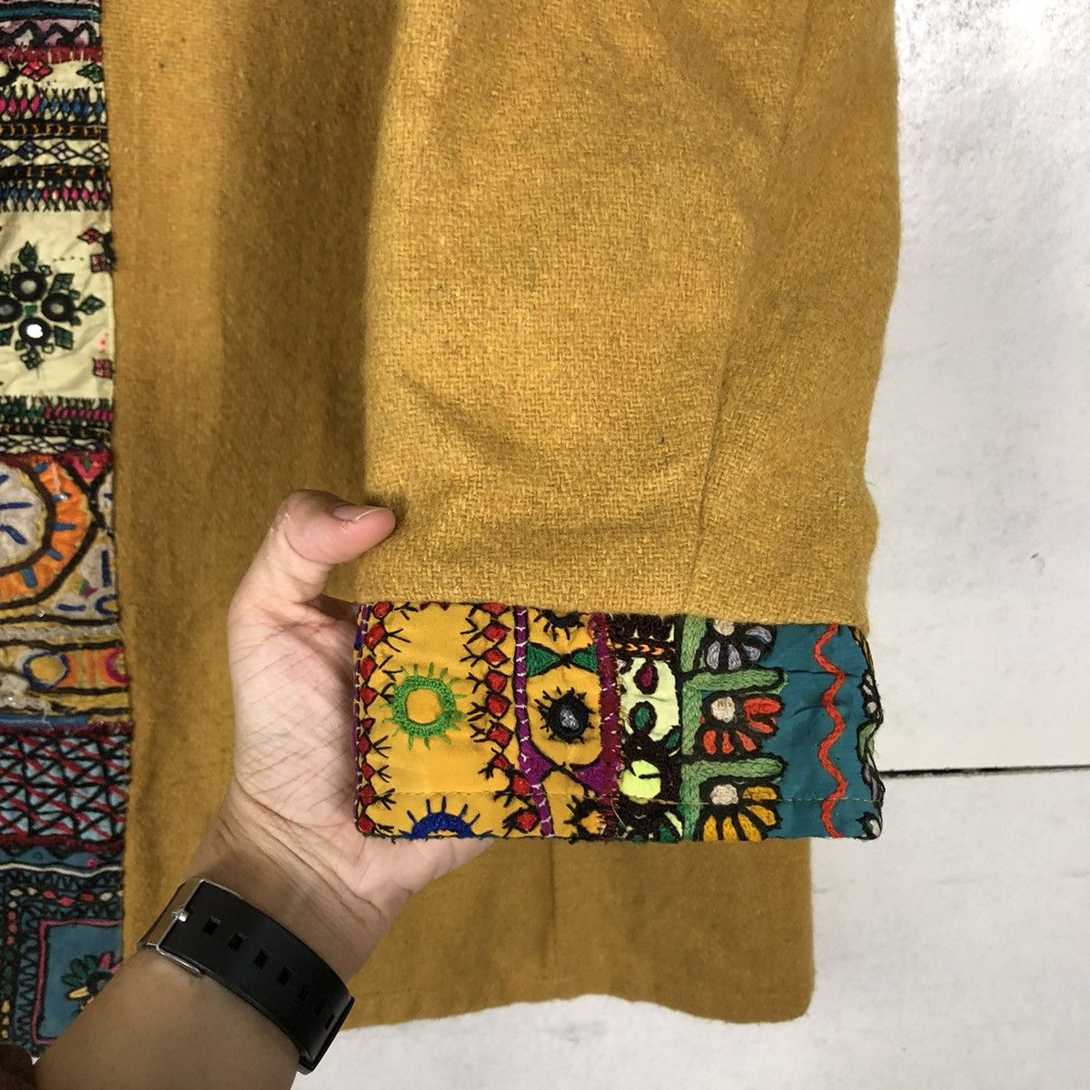 Japanese Brand 🔥VINTAGE TRADITIONAL JACKET NAVAJO NATIVE MALAIKA KAPITAL Size US M / EU 48-50 / 2 - 17 Thumbnail