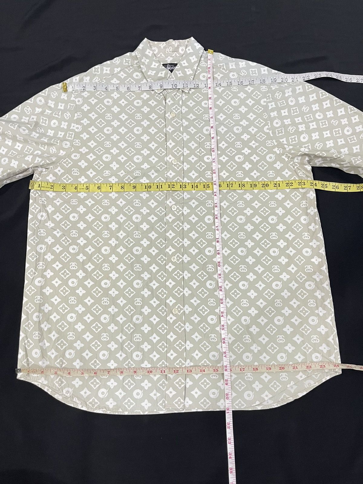 Other Stussy LV Monogram Long sleeve Button Up shirt USA Size US M / EU 48-50 / 2 - 5 Thumbnail