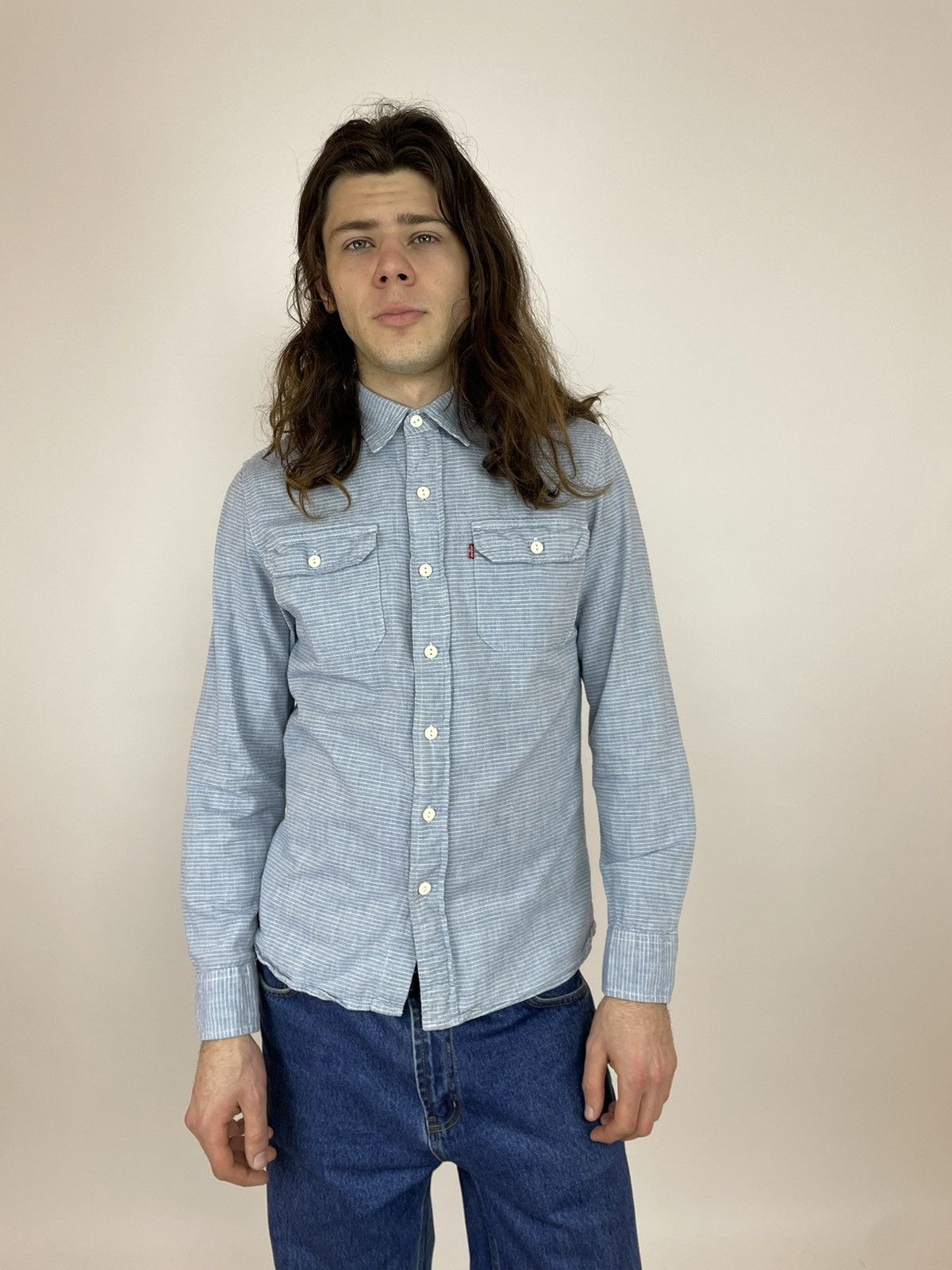 Levi's Levis Striped Shirt long sleeve Mens size S Size US S / EU 44-46 / 1 - 1 Thumbnail