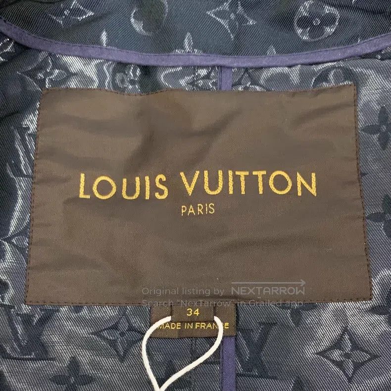 Louis Vuitton Louis Vuitton Dark blue logo, full print, lapel, double-br Size XXS / US 00 / IT 34 - 5 Thumbnail