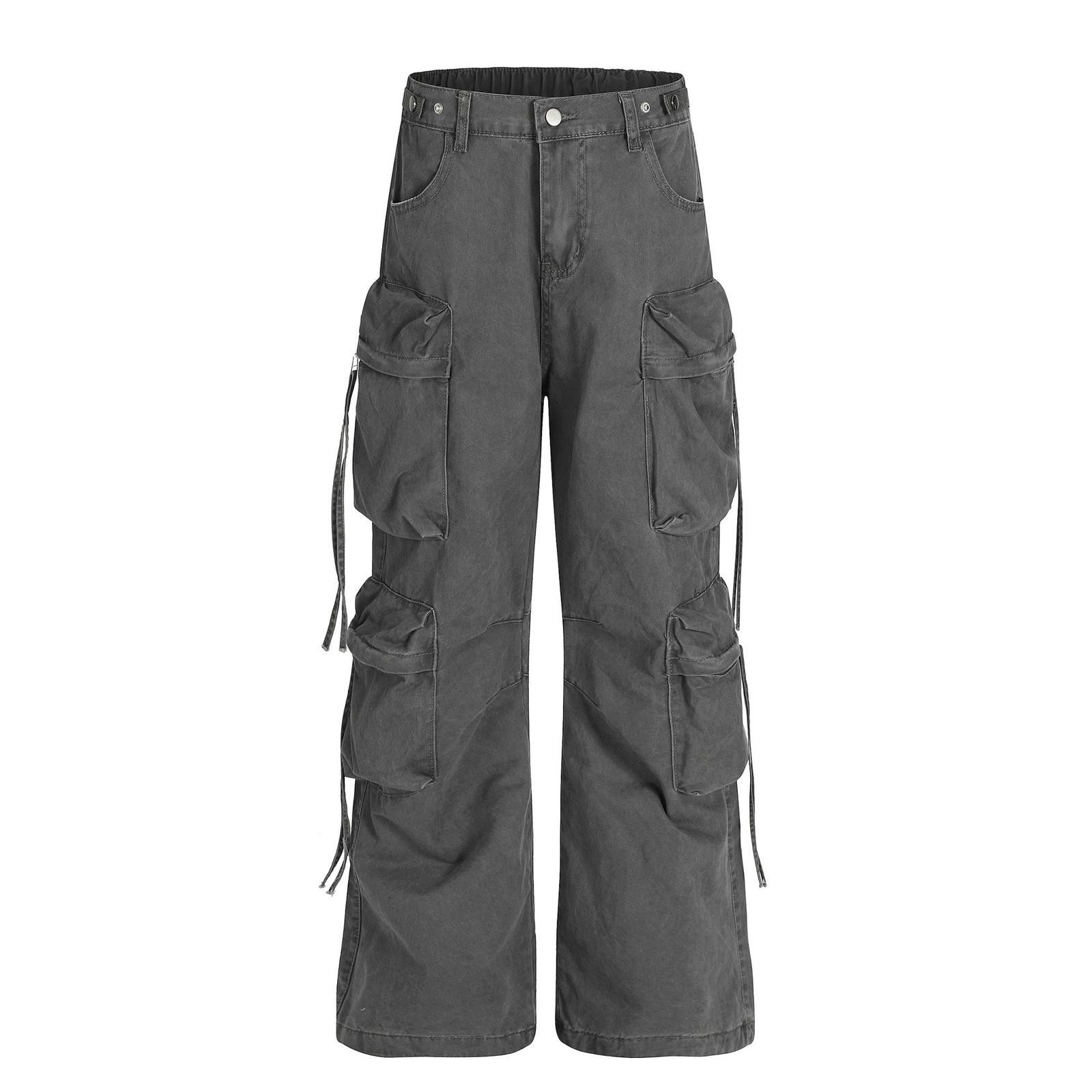 Japanese Brand Multi-Pocket Tapered Cargo Pants Size US 30 / EU 46 - 1 Thumbnail