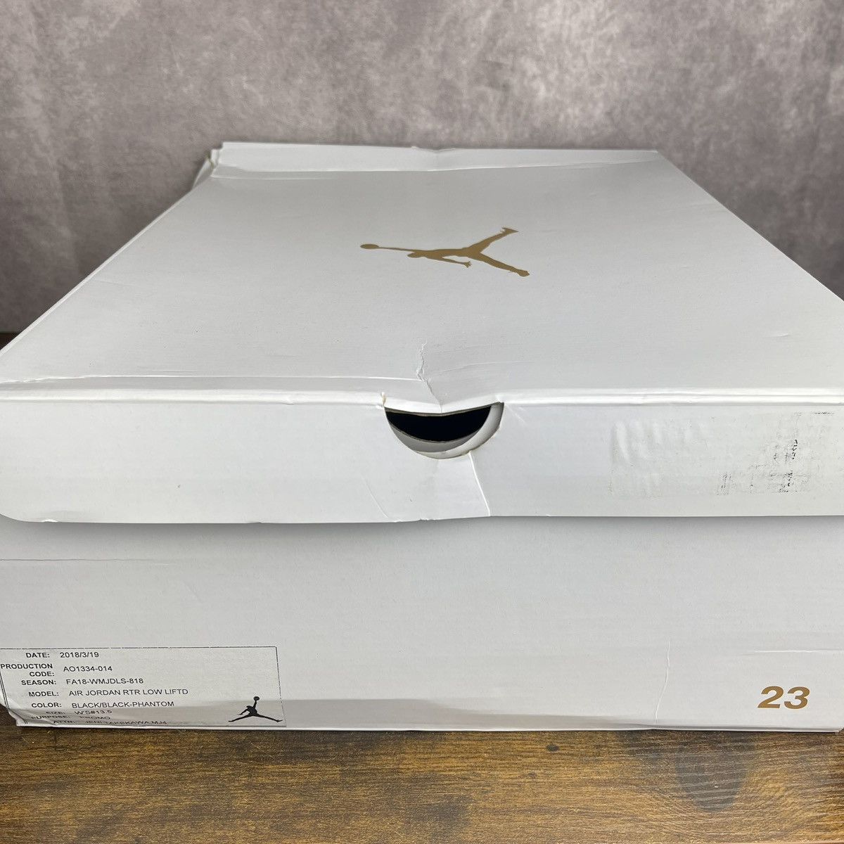 Jordan Brand NEW Promo Sample Air Jordan Lifted Black Phantom AO1334-014 Size US 12 / EU 45 - 9 Thumbnail