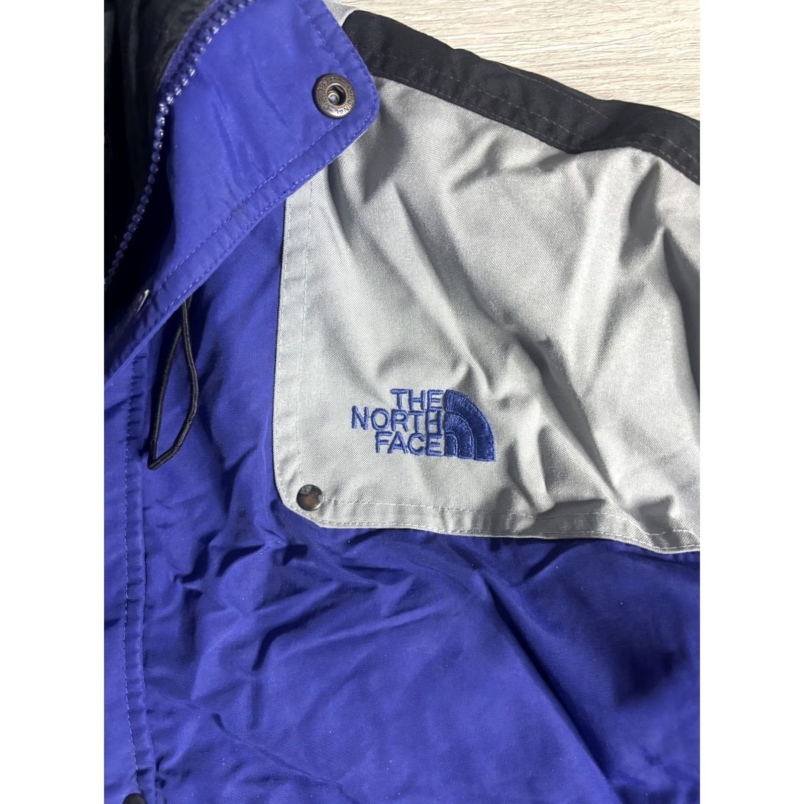 The North Face VINTAGE The North Face Jacket Mens Large Blue Hooded 1/2 Zip Extreme Ski 90s Size US L / EU 52-54 / 3 - 3 Thumbnail