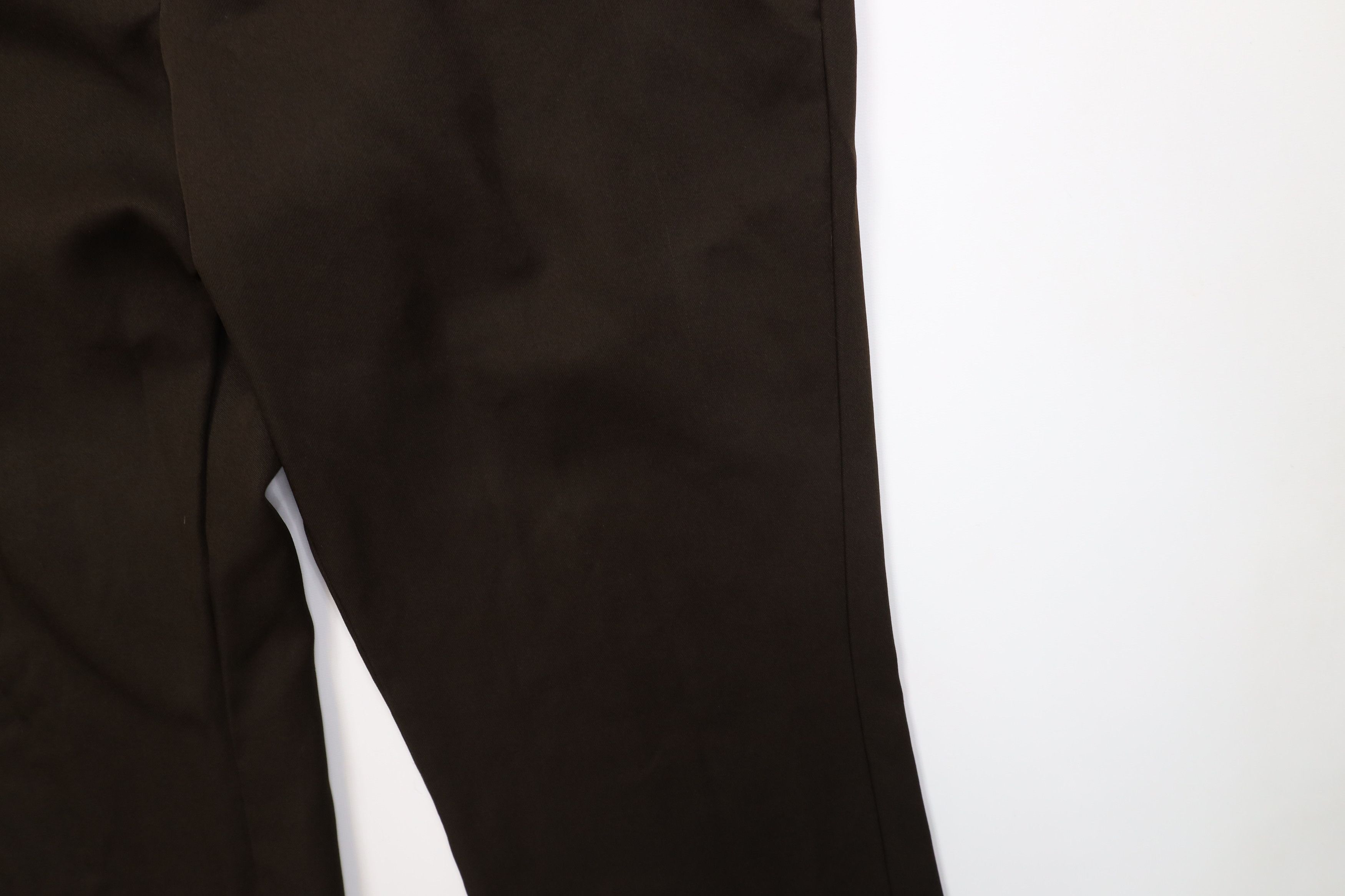 Vintage Vintage 70s Streetwear Knit Wide Leg Chino Pants Brown USA Size US 36 / EU 52 - 5 Thumbnail