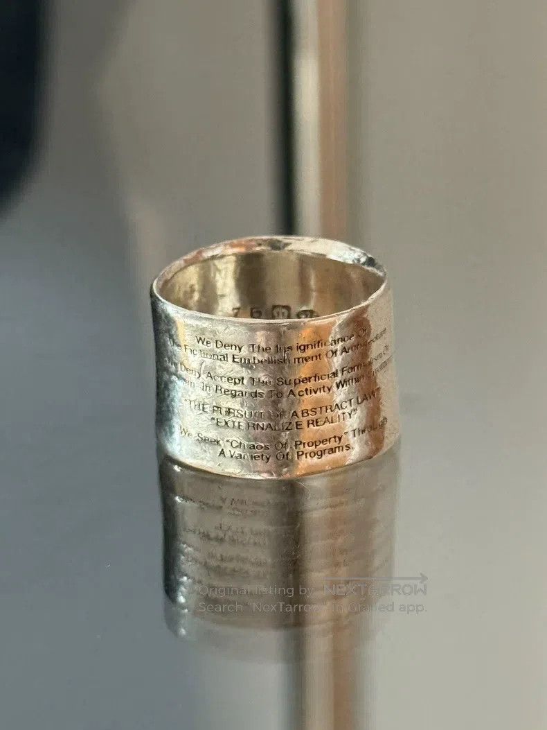 Julius Julius Dark Style Ring Size ONE SIZE - 1 Thumbnail
