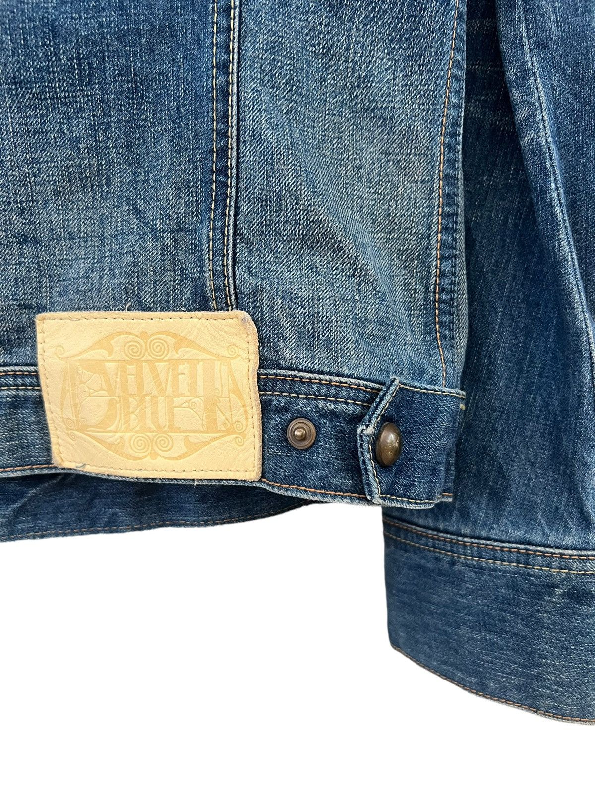 Japanese Brand Velvet Blue Japan Panter Denim Cafe Racer Jacket Size US M / EU 48-50 / 2 - 21 Thumbnail