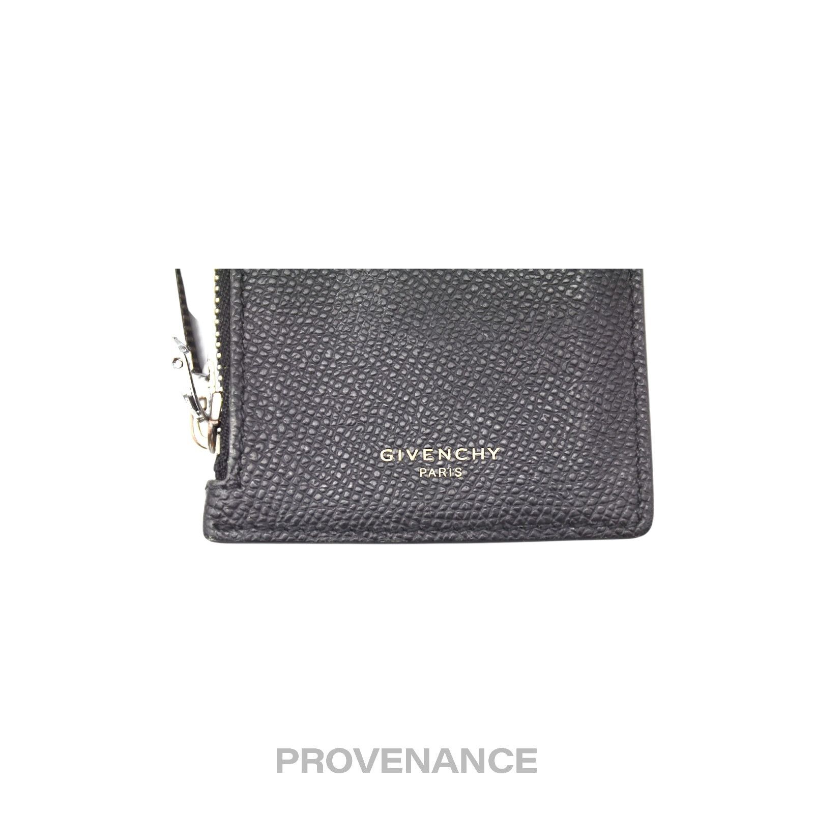 Givenchy 🔴 Givenchy Vertical Card Holder Wallet - Black Yellow Size ONE SIZE - 6 Thumbnail