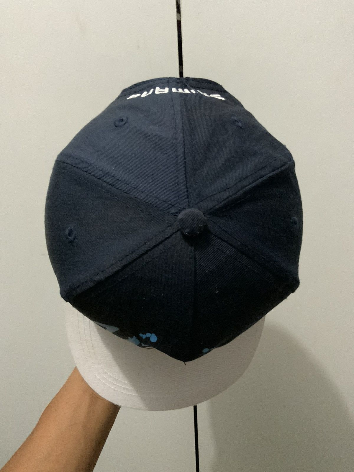 Japanese Brand Shimano Fishing Indigo Japan Hat Size ONE SIZE - 7 Thumbnail
