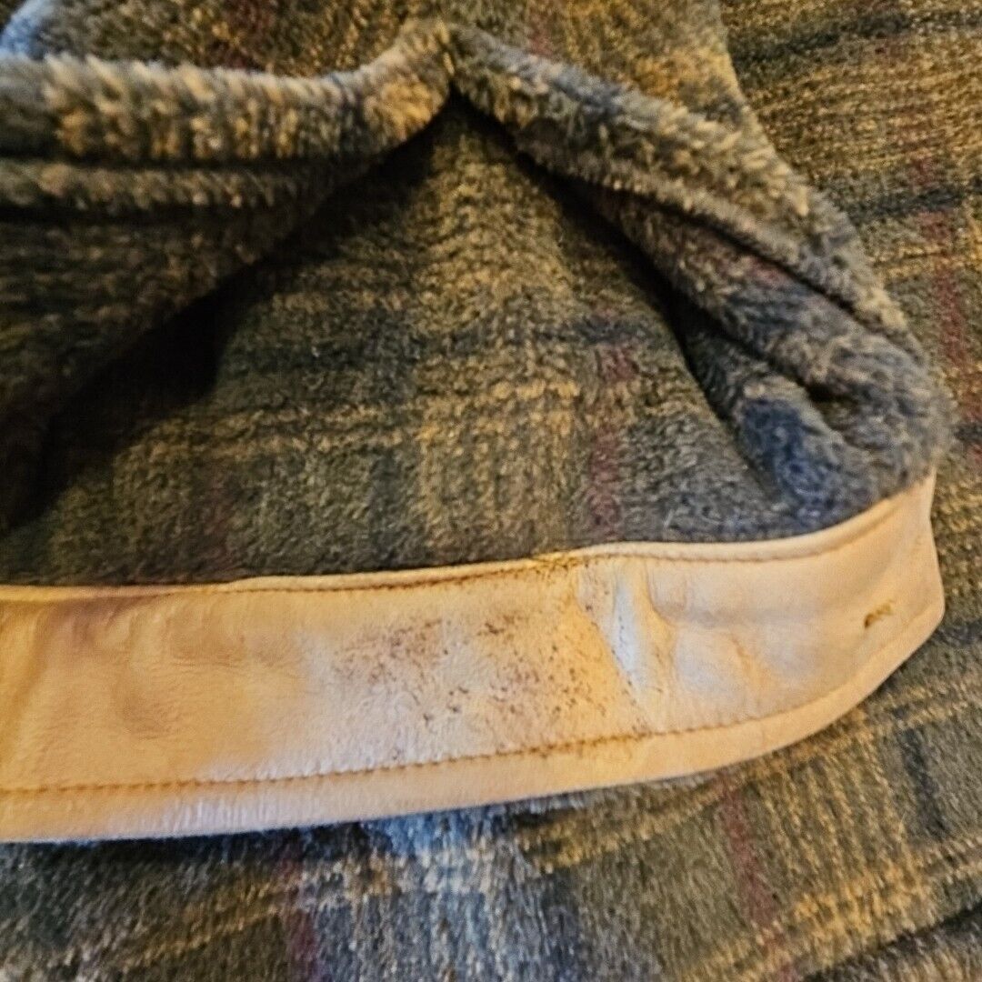 Orvis Vintage Orvis Fleece Teddy Jacket Mens XL Brown Black Plaid Size US XL / EU 56 / 4 - 11 Thumbnail