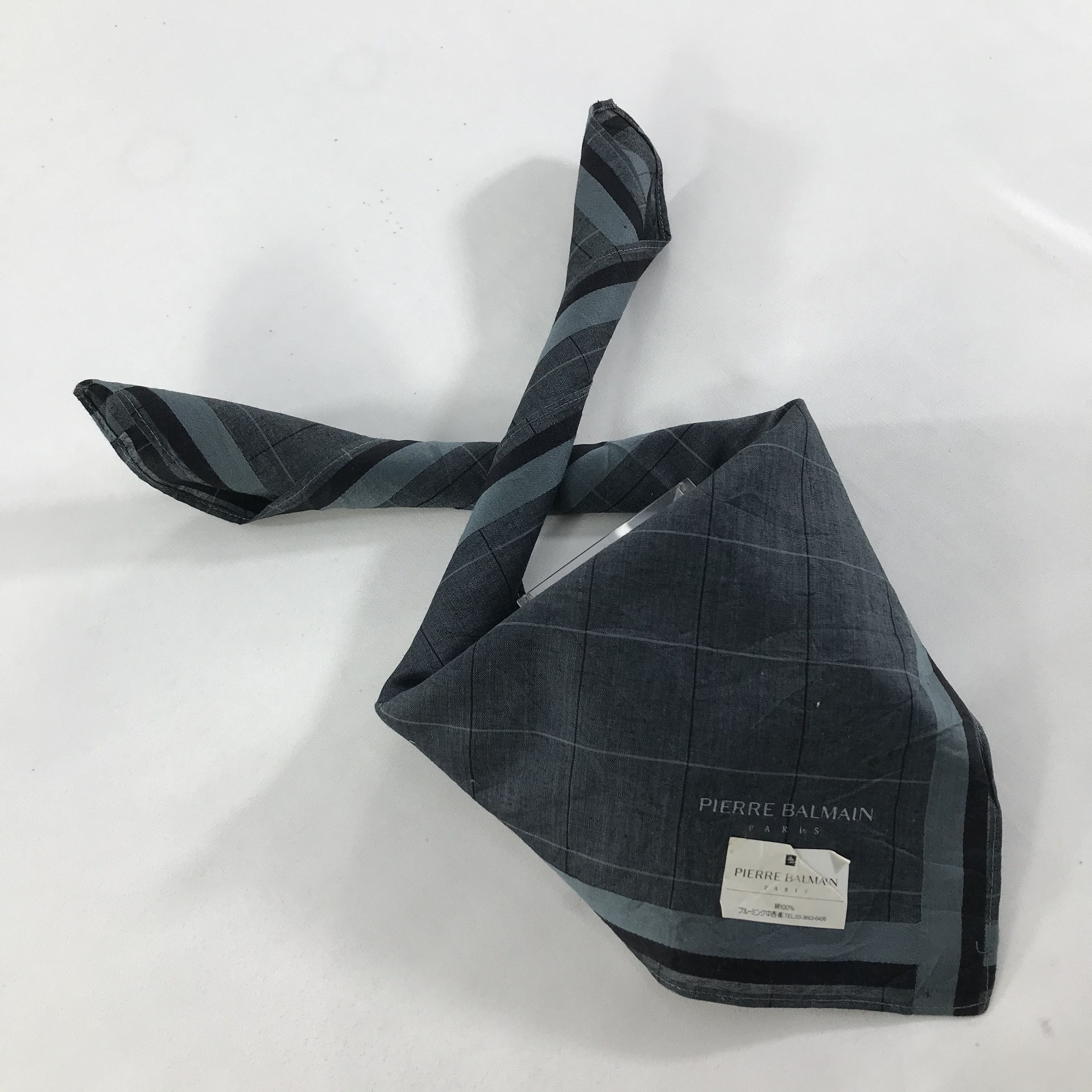 Pierre Balmain × Vintage Pierre Balmain Bandana / Handkerchief / Neckerchief - S1626 Size ONE SIZE - 4 Thumbnail