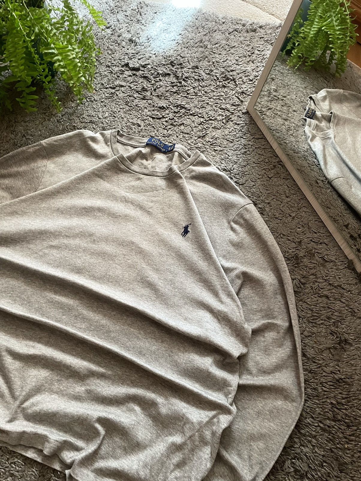 Polo Ralph Lauren × Vintage Polo Ralph Lauren Long-Sleeve Streetwear Vintage Basic Logo Size US XL / EU 56 / 4 - 4 Thumbnail