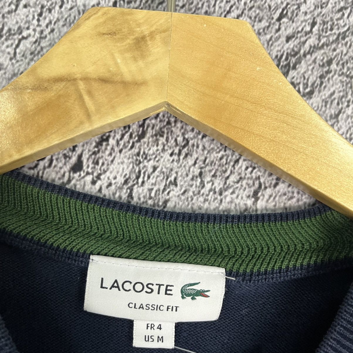 Lacoste × Vintage 🦎 VINTAGE 🦎 Lacoste dark blue Sweatshirt sweater Size US M / EU 48-50 / 2 - 4 Thumbnail